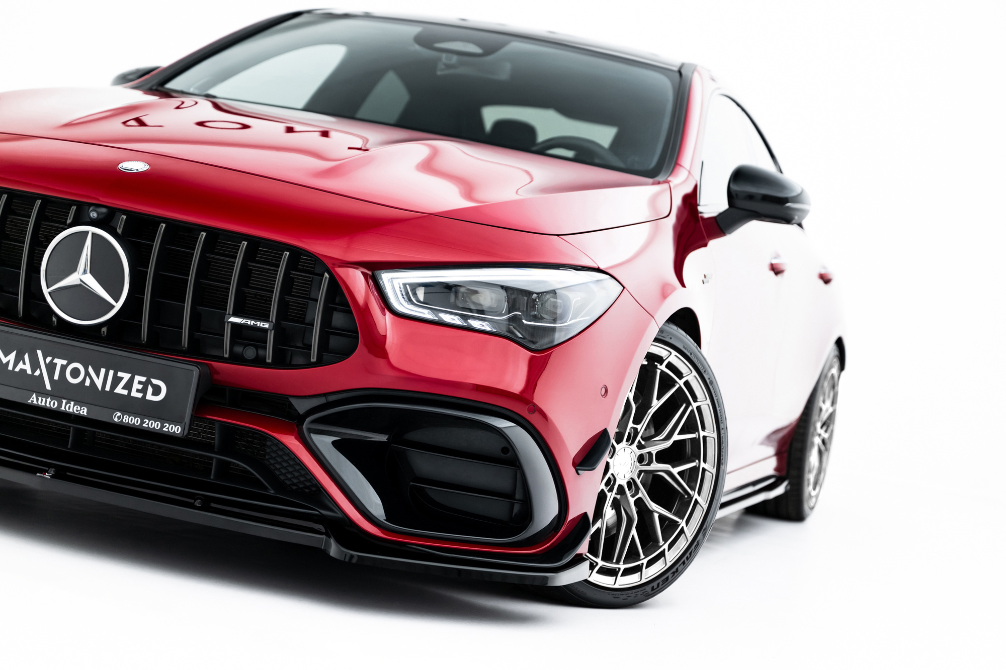Frontspoiler Mercedes-Benz AMG CLA 45 Aero (C118) 2019 - 2023 | Sport Glossy Black Edition V5 – bilde 4