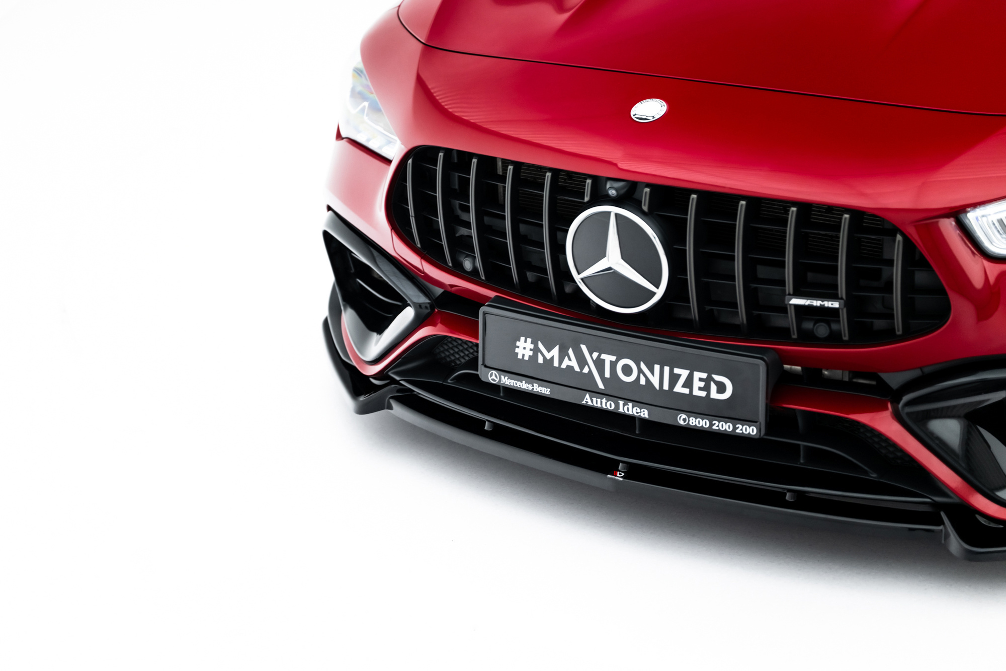 Frontspoiler Mercedes-Benz AMG CLA 45 Aero (C118) 2019 - 2023 | Sport Glossy Black Edition V5 – bilde 6