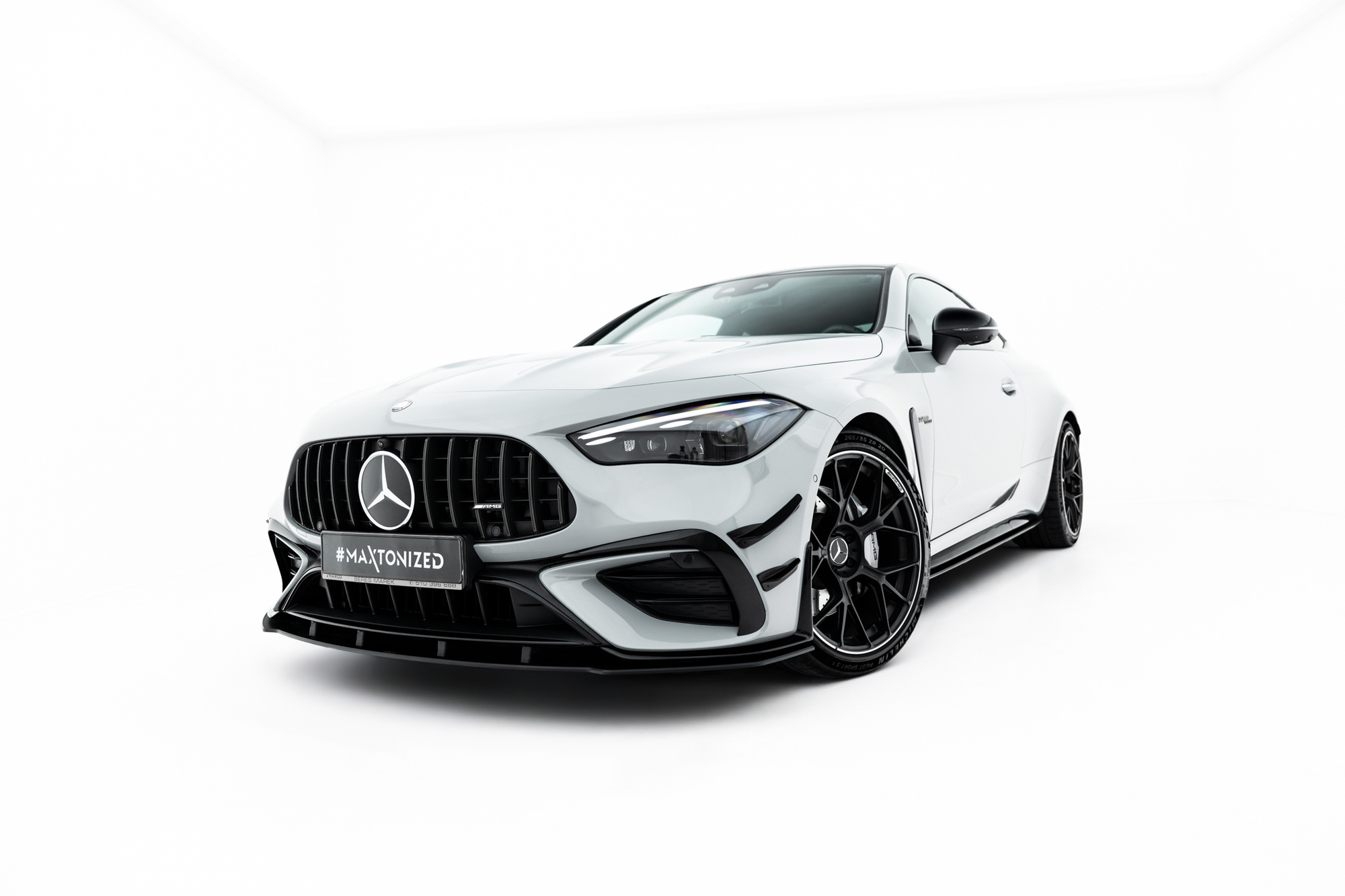 Frontspoiler Mercedes-Benz AMG CLE 53 Aero (C236) 2023 ->  | Sport Glossy Black Edition – bilde 3