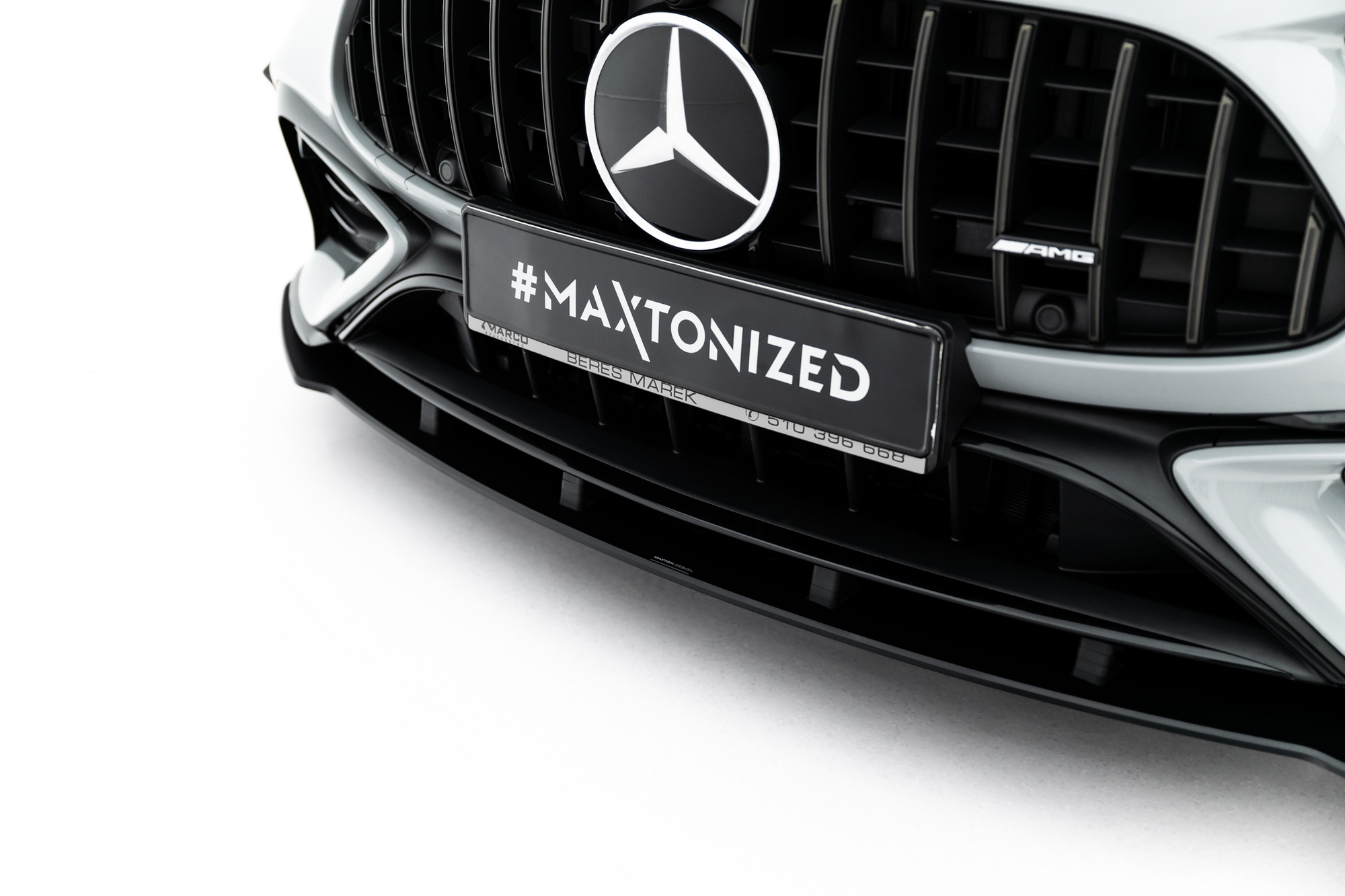 Frontspoiler Mercedes-Benz AMG CLE 53 Aero (C236) 2023 ->  | Sport Glossy Black Edition – bilde 4
