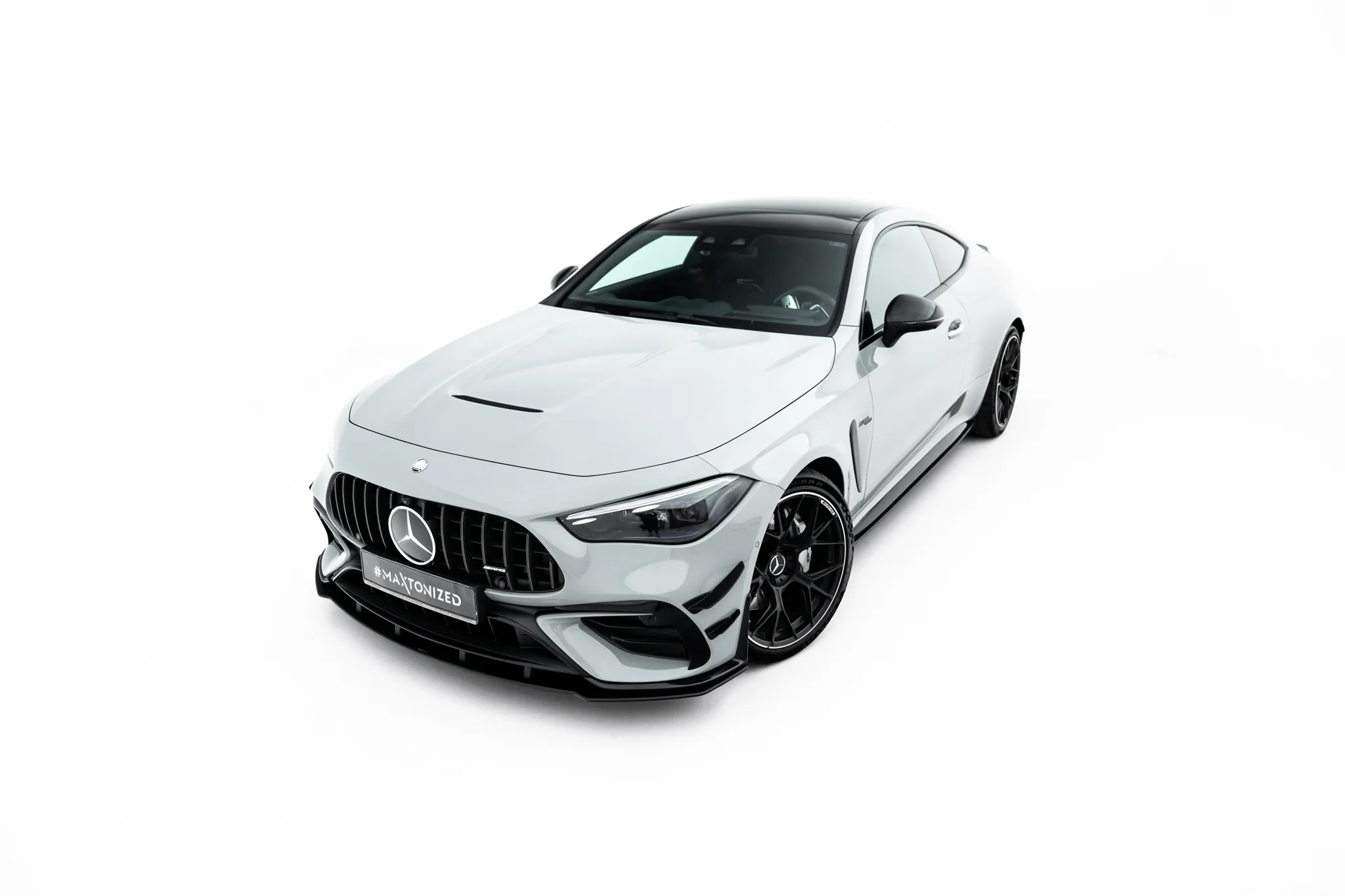 Frontspoiler Mercedes-Benz AMG Cle 53 Aero (C236) 2023 -> | Street Pro Black Edition – bilde 2