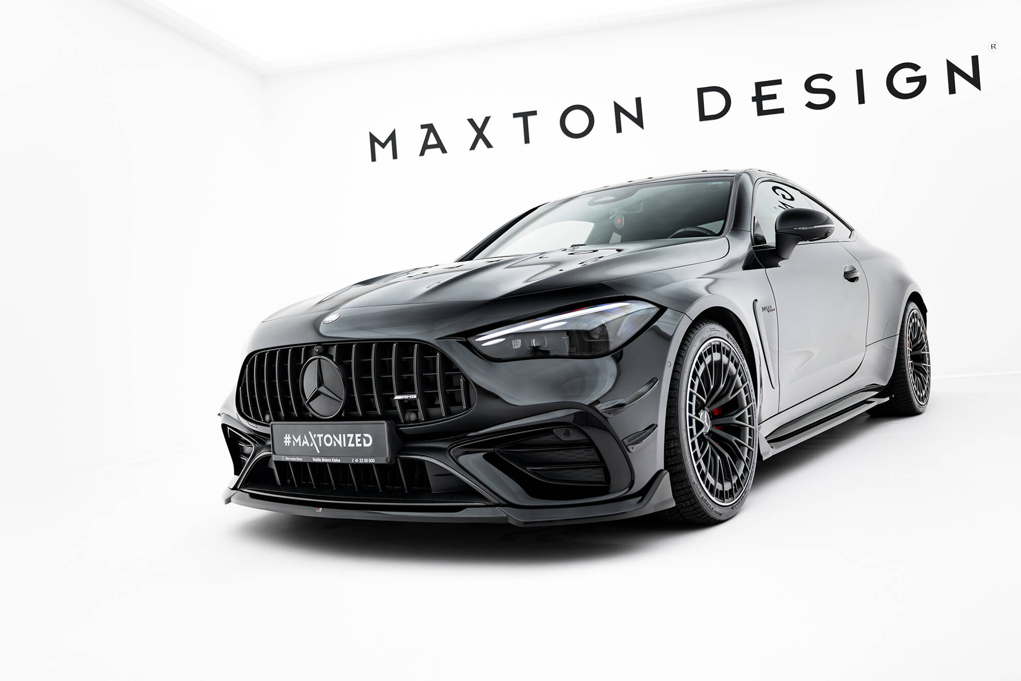 Frontspoiler Mercedes-Benz AMG CLE 53 (C236) 2023 -> | V1 Sport Glossy Black Edition – bilde 4