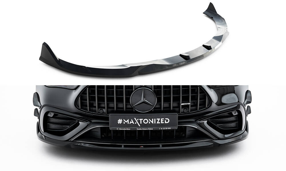 Frontspoiler Mercedes-Benz AMG CLE 53 (C236) 2023 -> | V2 Sport Glossy Black Edition