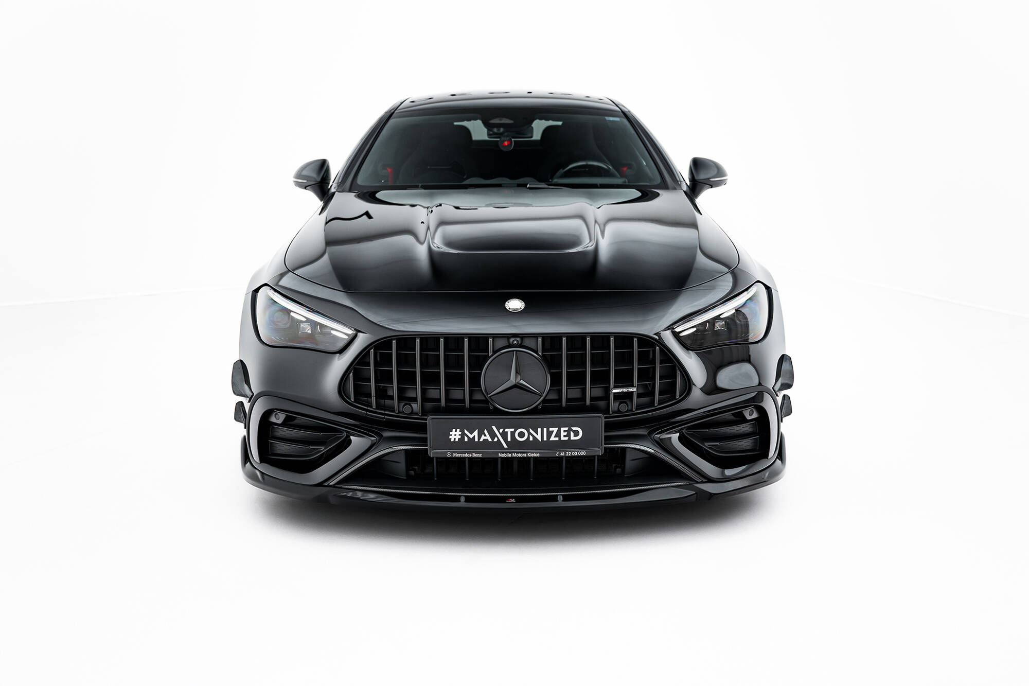 Frontspoiler Mercedes-Benz AMG CLE 53 (C236) 2023 -> | V2 Sport Glossy Black Edition – bilde 2
