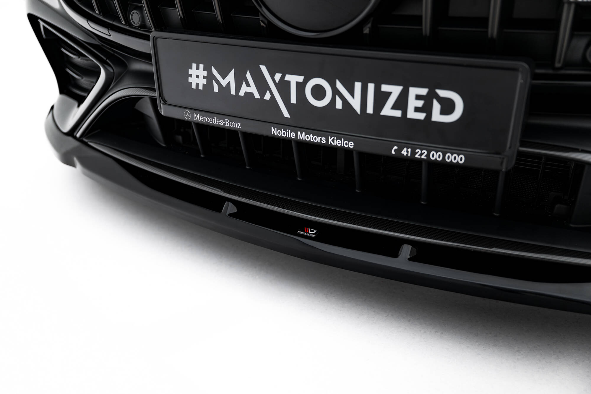 Frontspoiler Mercedes-Benz AMG CLE 53 (C236) 2023 -> | V2 Sport Glossy Black Edition – bilde 4