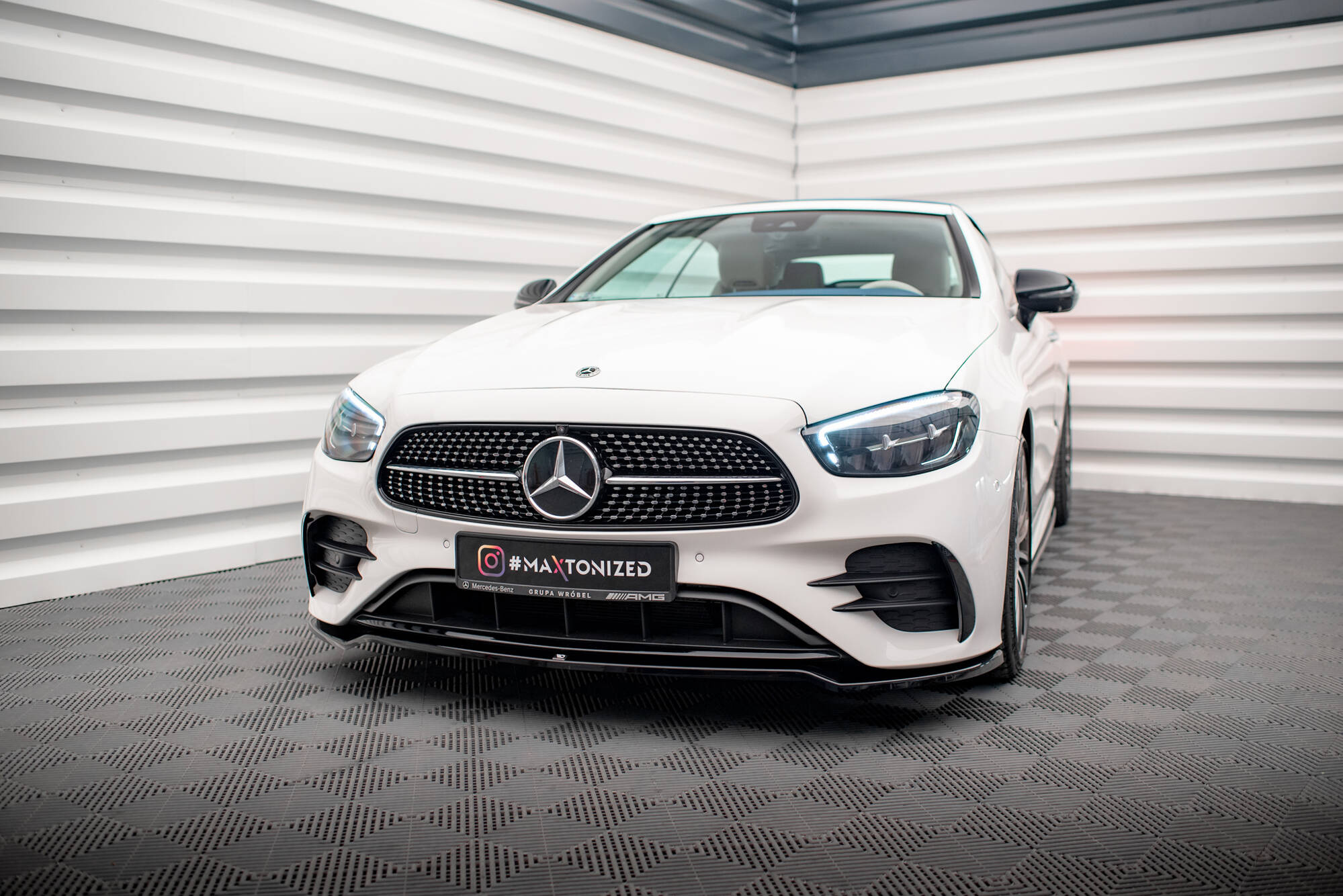 Frontspoiler Mercedes-Benz AMG E W213 (A238/C238) Facelift 2020 - 2023 | Sport Glossy Black Edition V1