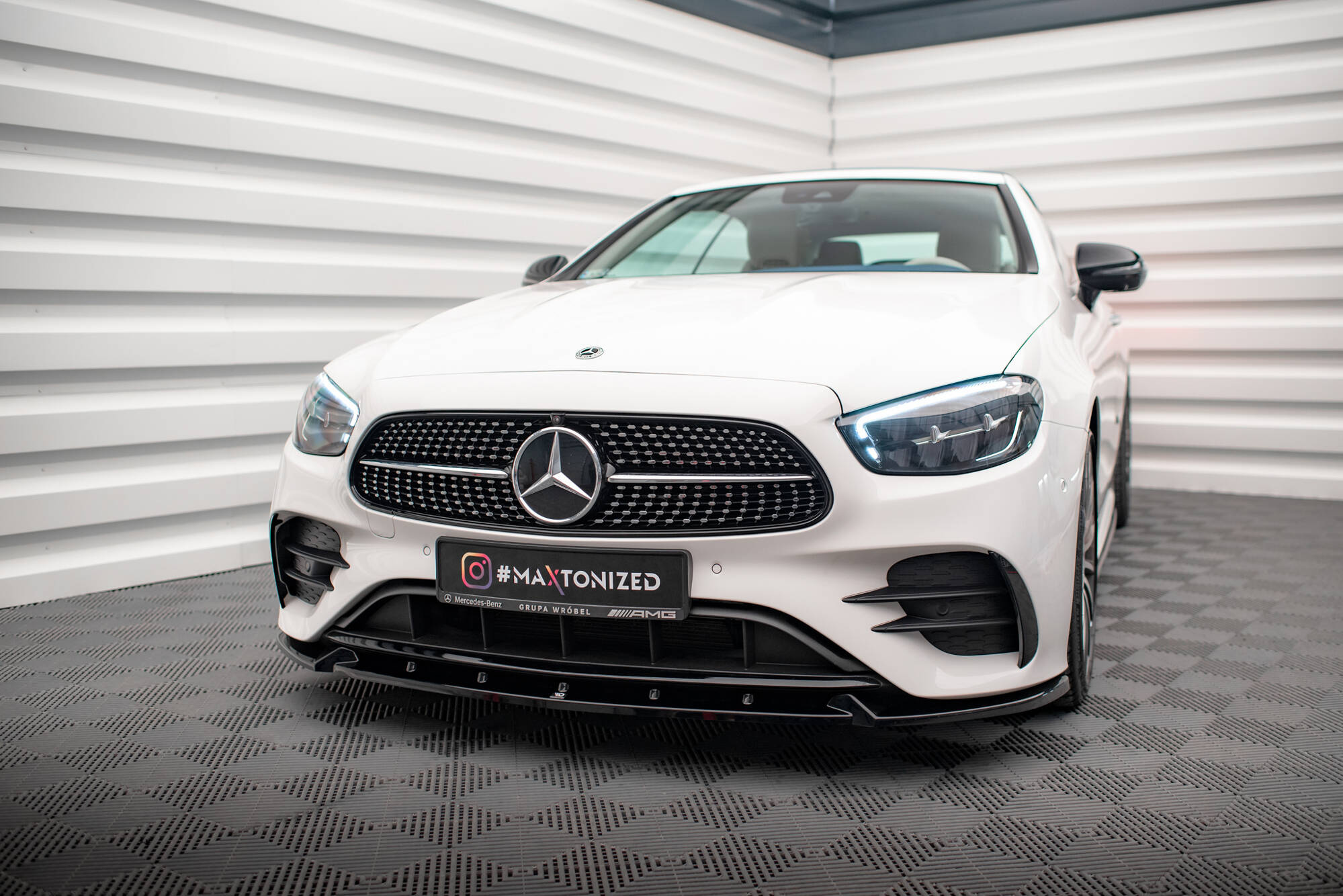 Frontspoiler Mercedes-Benz AMG E W213 (A238/C238) Facelift 2020 - 2023 | Sport Glossy Black Edition V2
