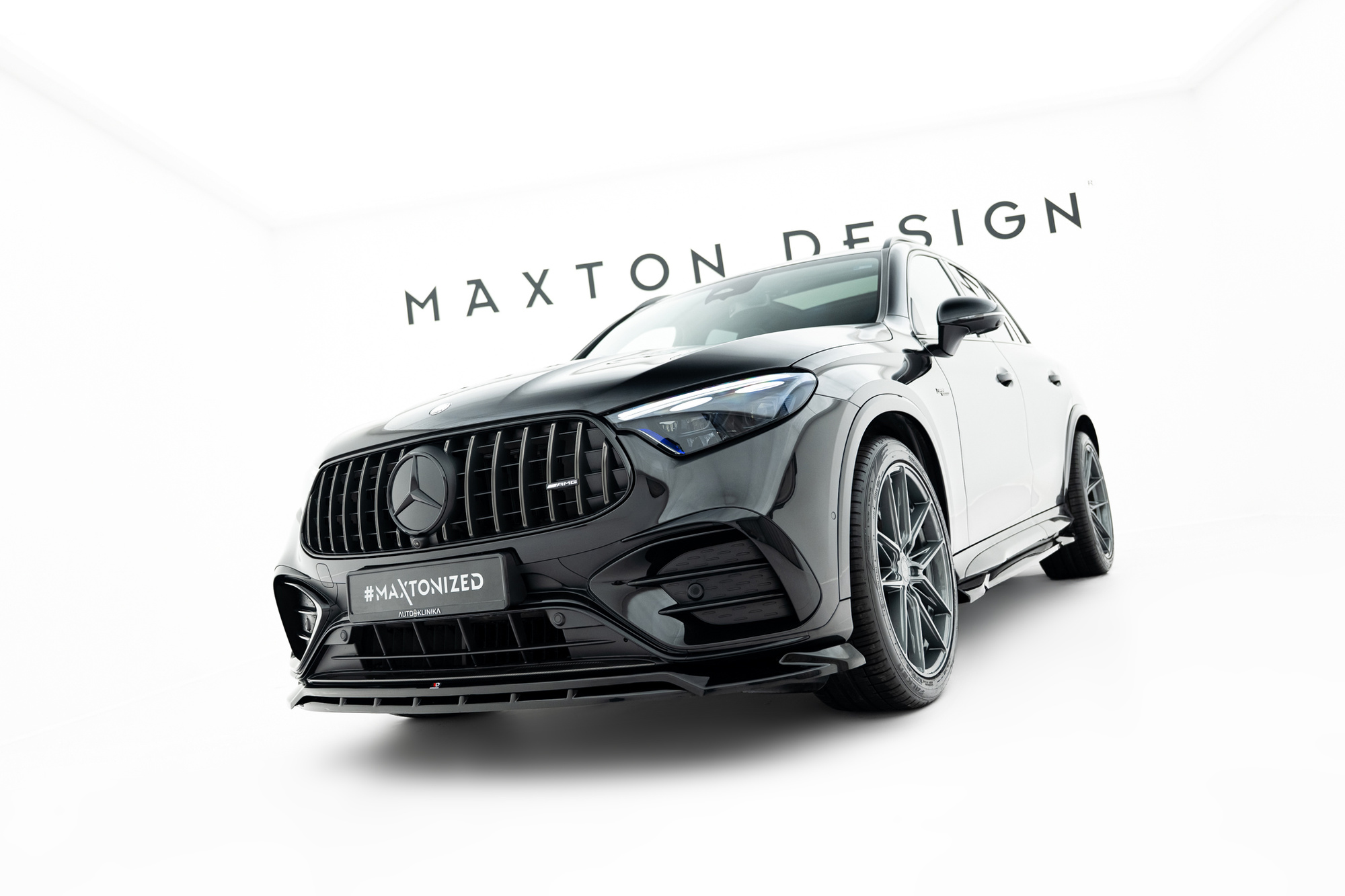 Frontspoiler Mercedes-Benz AMG GLC 43 (X254) 2022 -> | Sport Glossy Black Edition – bilde 4