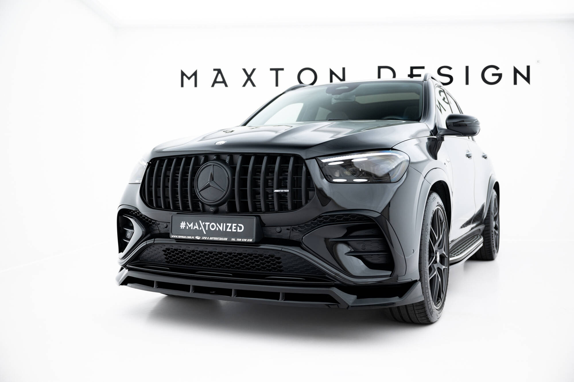 Frontspoiler Mercedes-Benz AMG GLE 53 (W167/C167) Facelift 2023 -> | Sport Glossy Black Edition – bilde 3