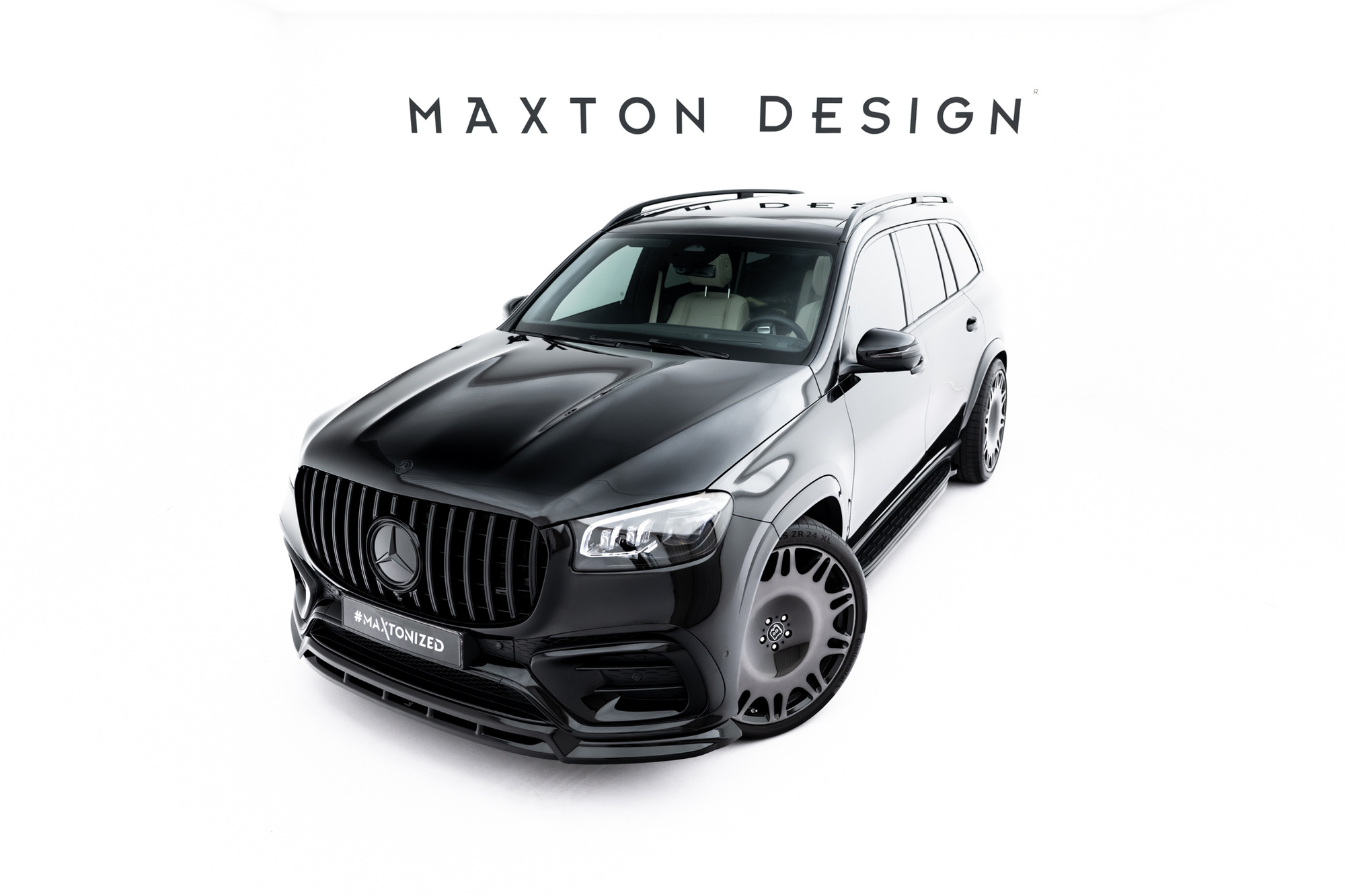 Frontspoiler Mercedes-Benz AMG GLS (X167) Facelift 2023 -> | Sport Glossy Black Edition – bilde 2