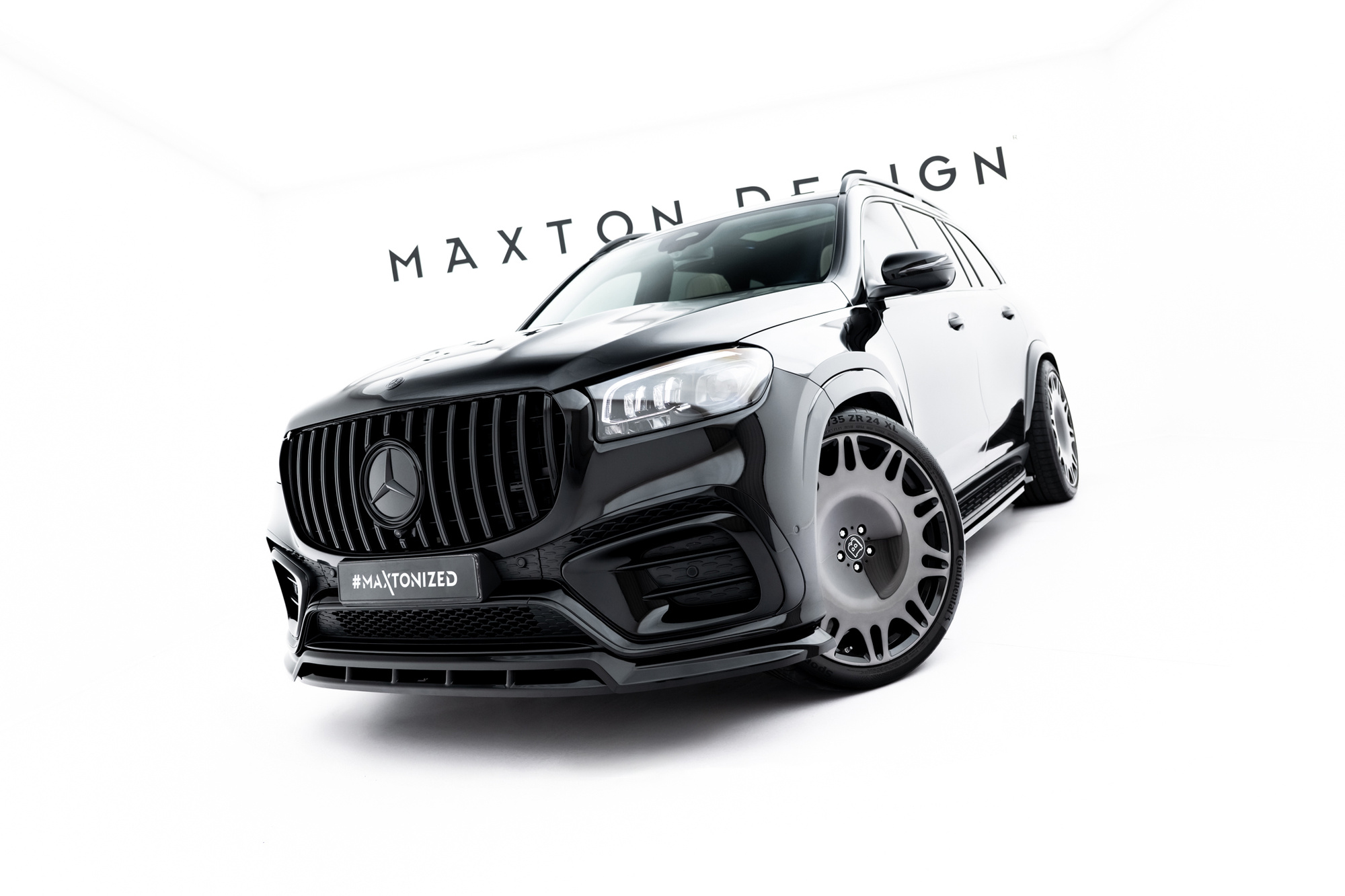 Frontspoiler Mercedes-Benz AMG GLS (X167) Facelift 2023 -> | Sport Glossy Black Edition – bilde 5