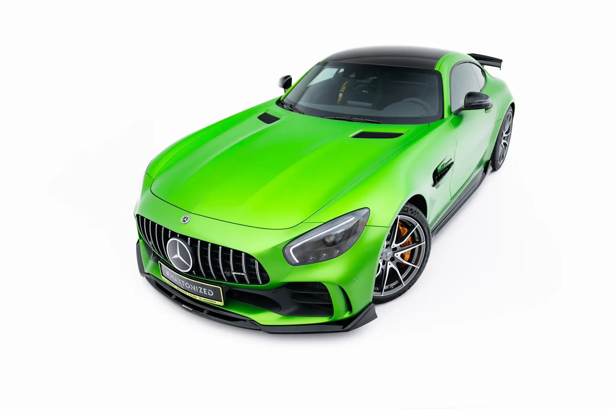 Frontspoiler Mercedes-Benz AMG GT (C190) 2014-2023 | Glossy Black Edition – bilde 7