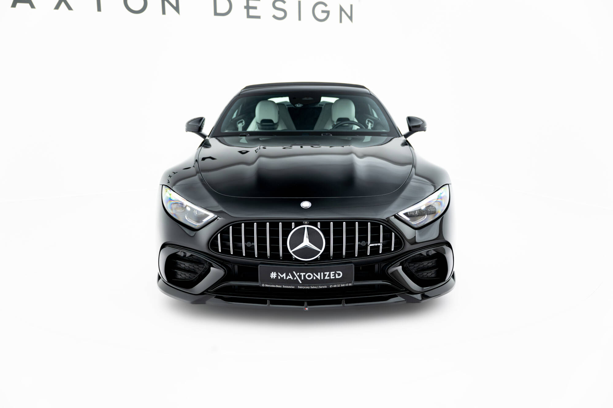 Frontspoiler Mercedes-Benz AMG SL 63 (R232) 2022 -> | Sport Glossy Black Edition – bilde 2