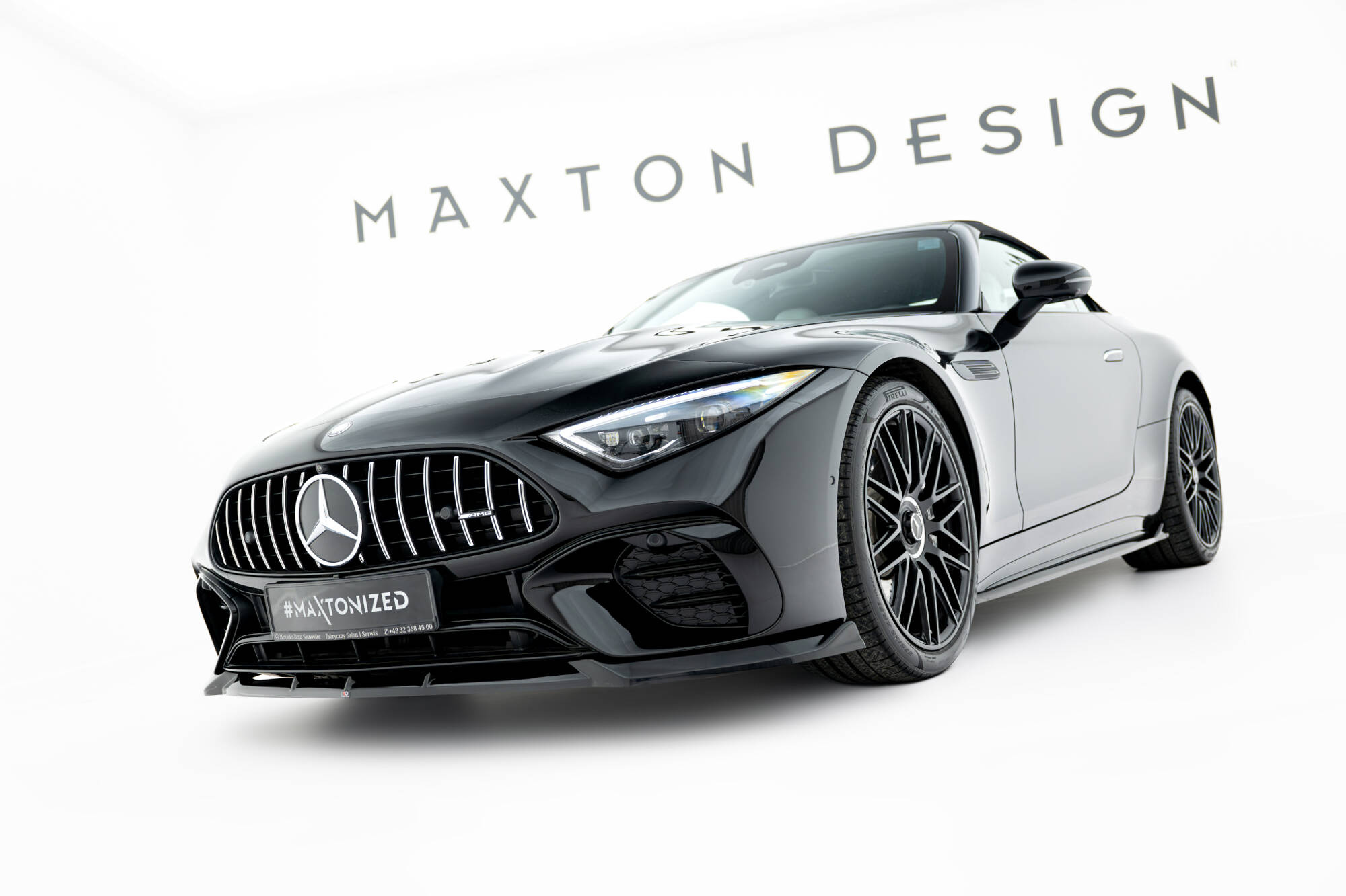 Frontspoiler Mercedes-Benz AMG SL 63 (R232) 2022 -> | Sport Glossy Black Edition – bilde 4