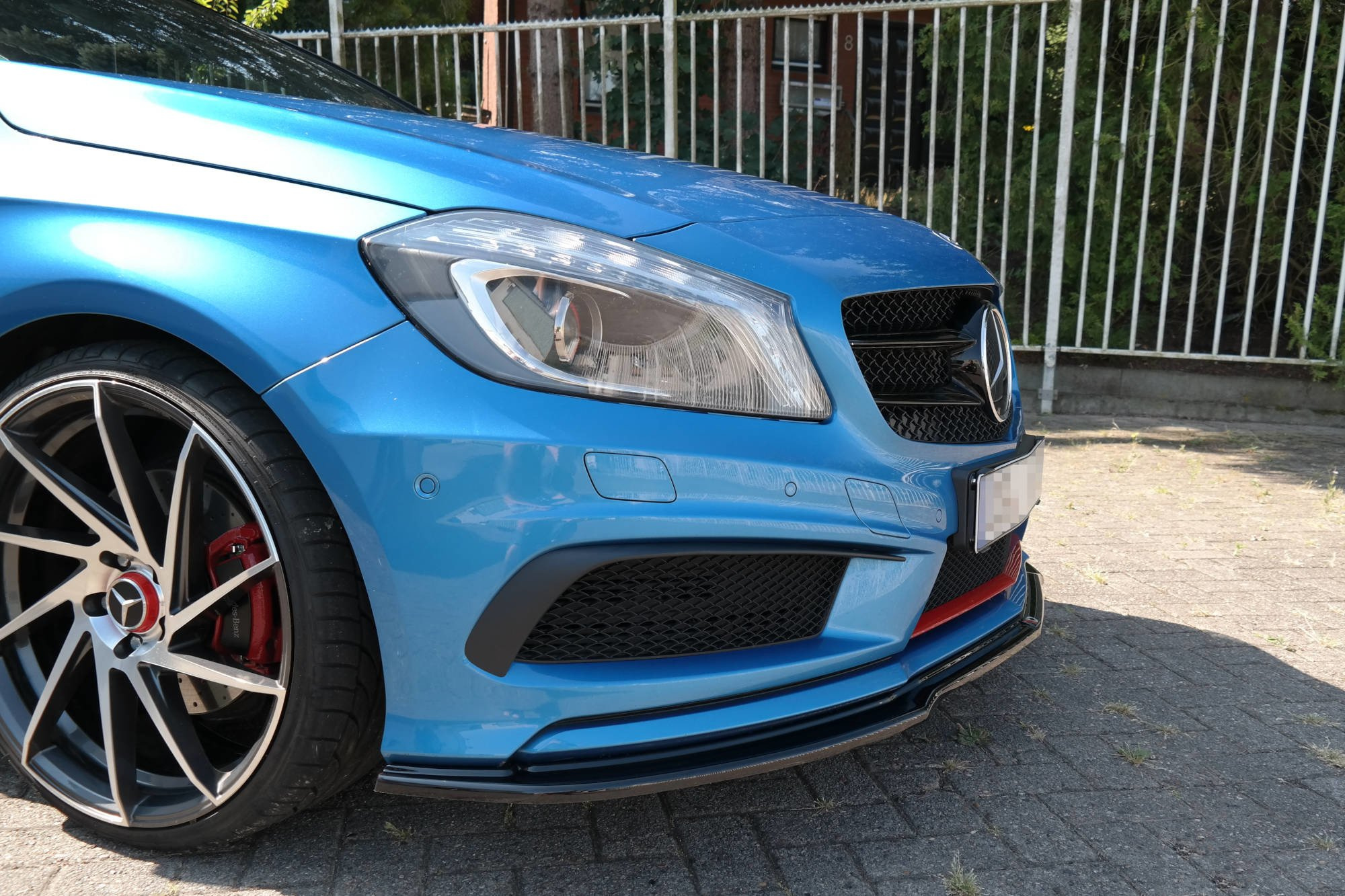 Frontspoiler Mercedes-Benz AMG (W176) Pre-Facelift 2013 - 2015 | Sport Glossy Black Edition – bilde 2
