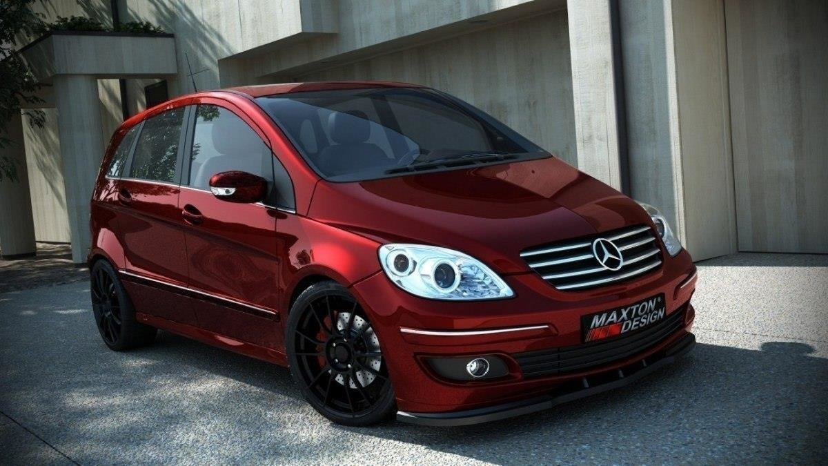Frontspoiler Mercedes-Benz B (W245) 2005 - 2008 | Sport Glossy Black Edition