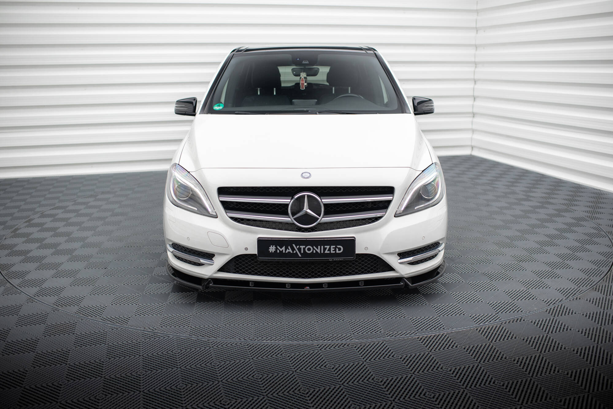 Frontspoiler Mercedes-Benz B (W246) 2011 - 2014 | Sport Glossy Black Edition – bilde 2