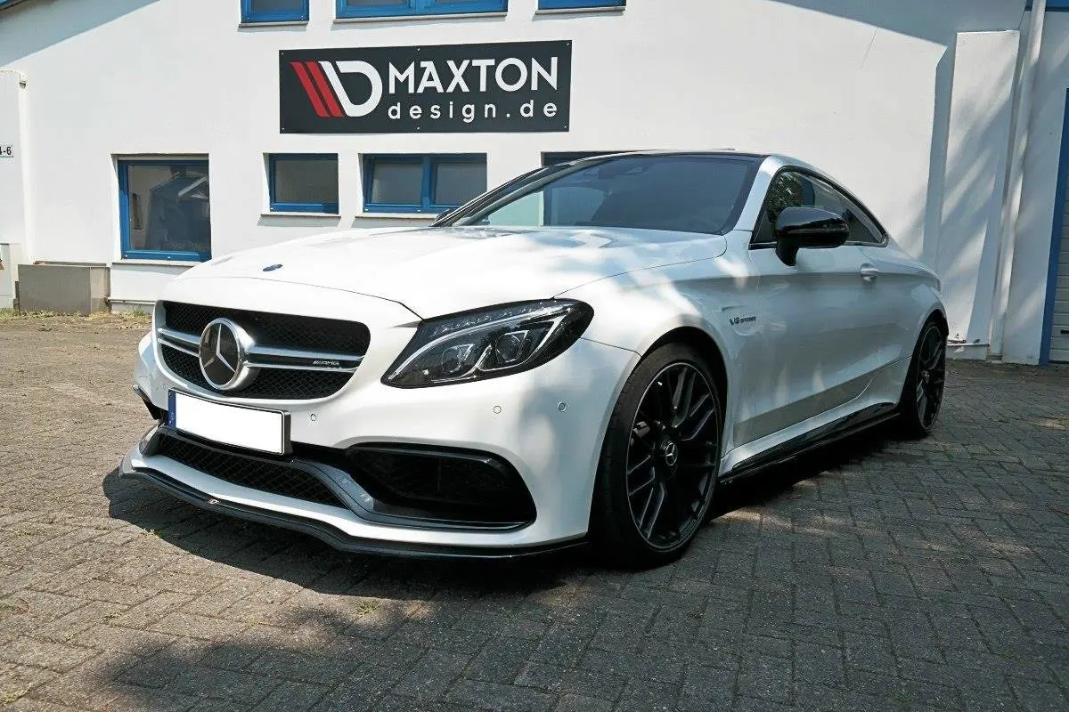 Frontspoiler Mercedes-Benz C 63AMG Coupe ( C205) 2016-2018 | V.1 Glossy Black Edition