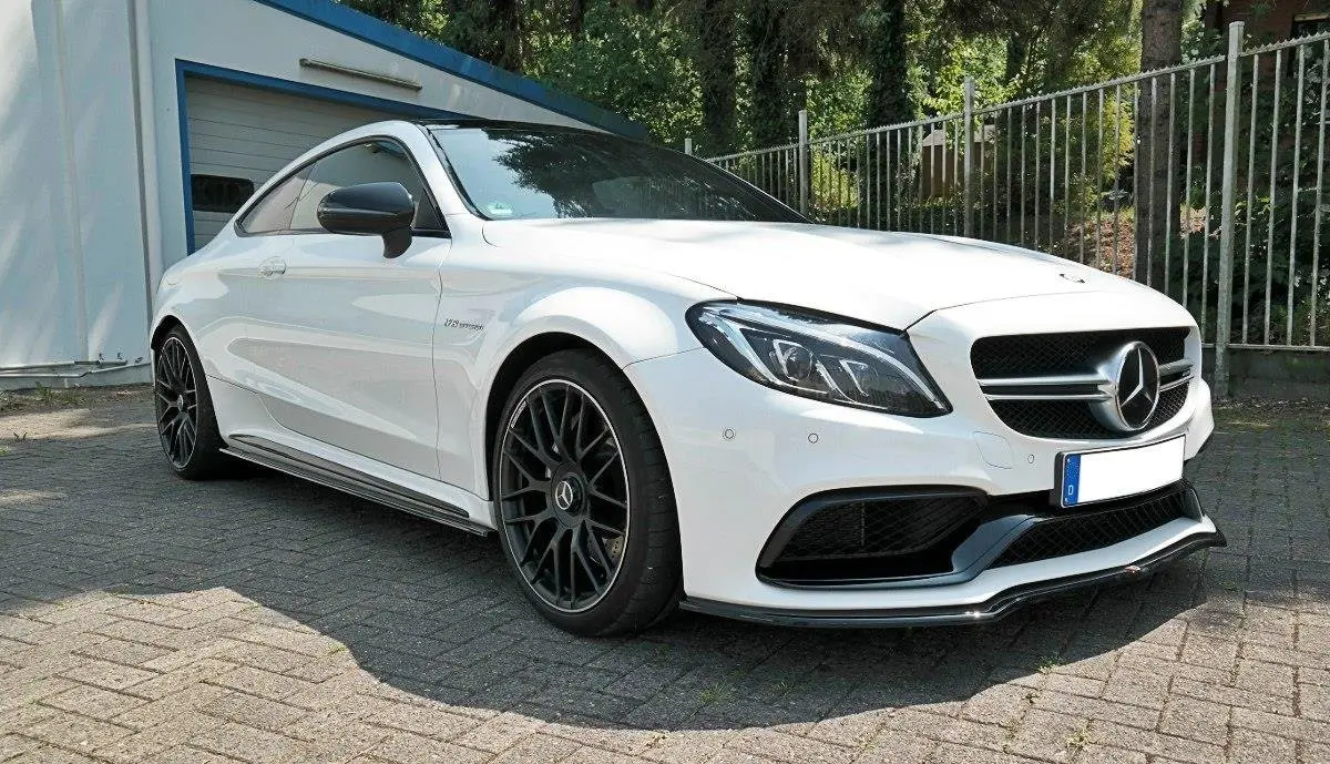 Frontspoiler Mercedes-Benz C 63AMG Coupe ( C205) 2016-2018 | V.1 Glossy Black Edition – bilde 4