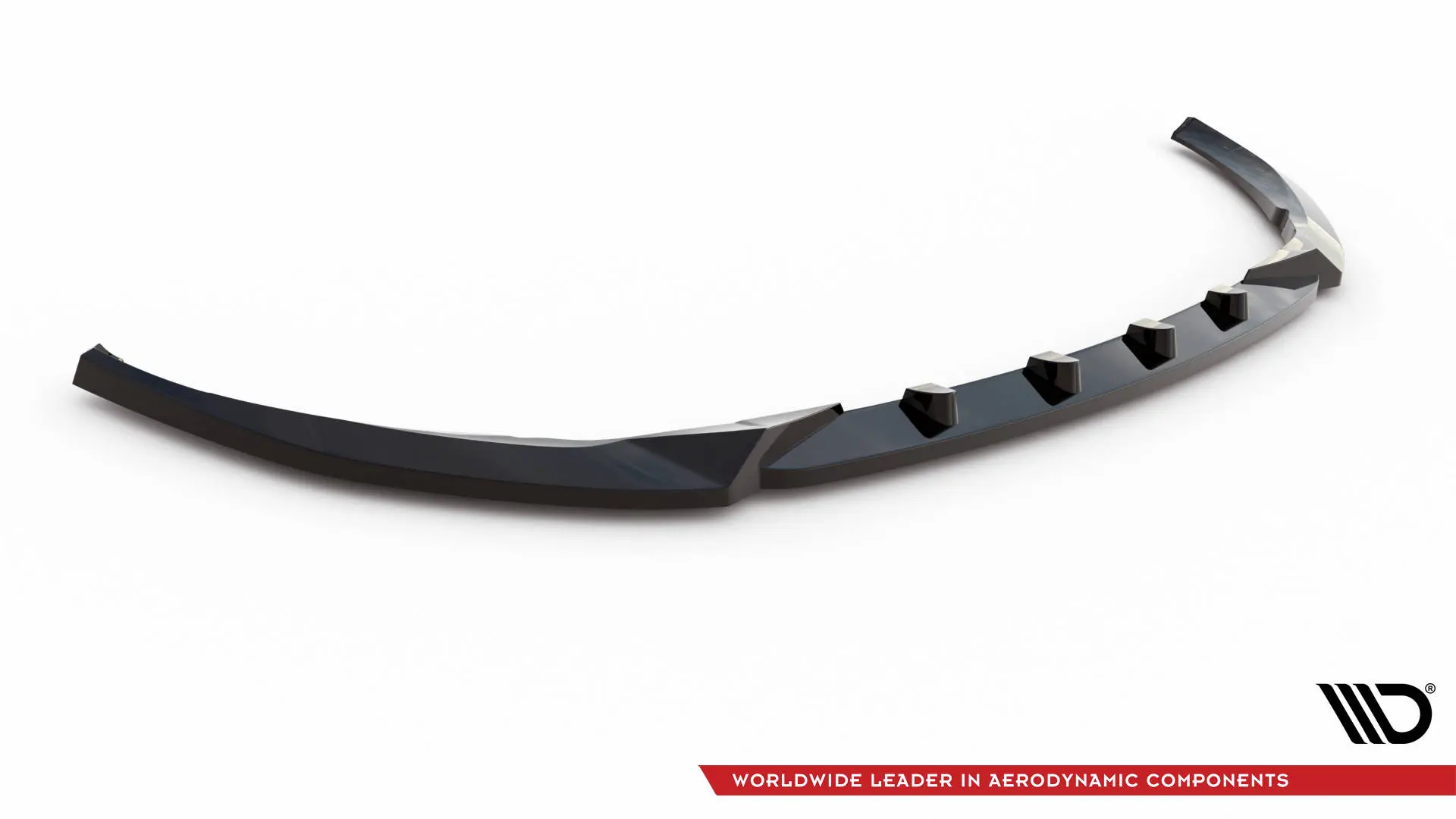 Frontspoiler Mercedes-Benz C AMG-Line / AMG C43 (W205 / C205) Facelift 2018-2021 |  V.2 Glossy Black Edition – bilde 5