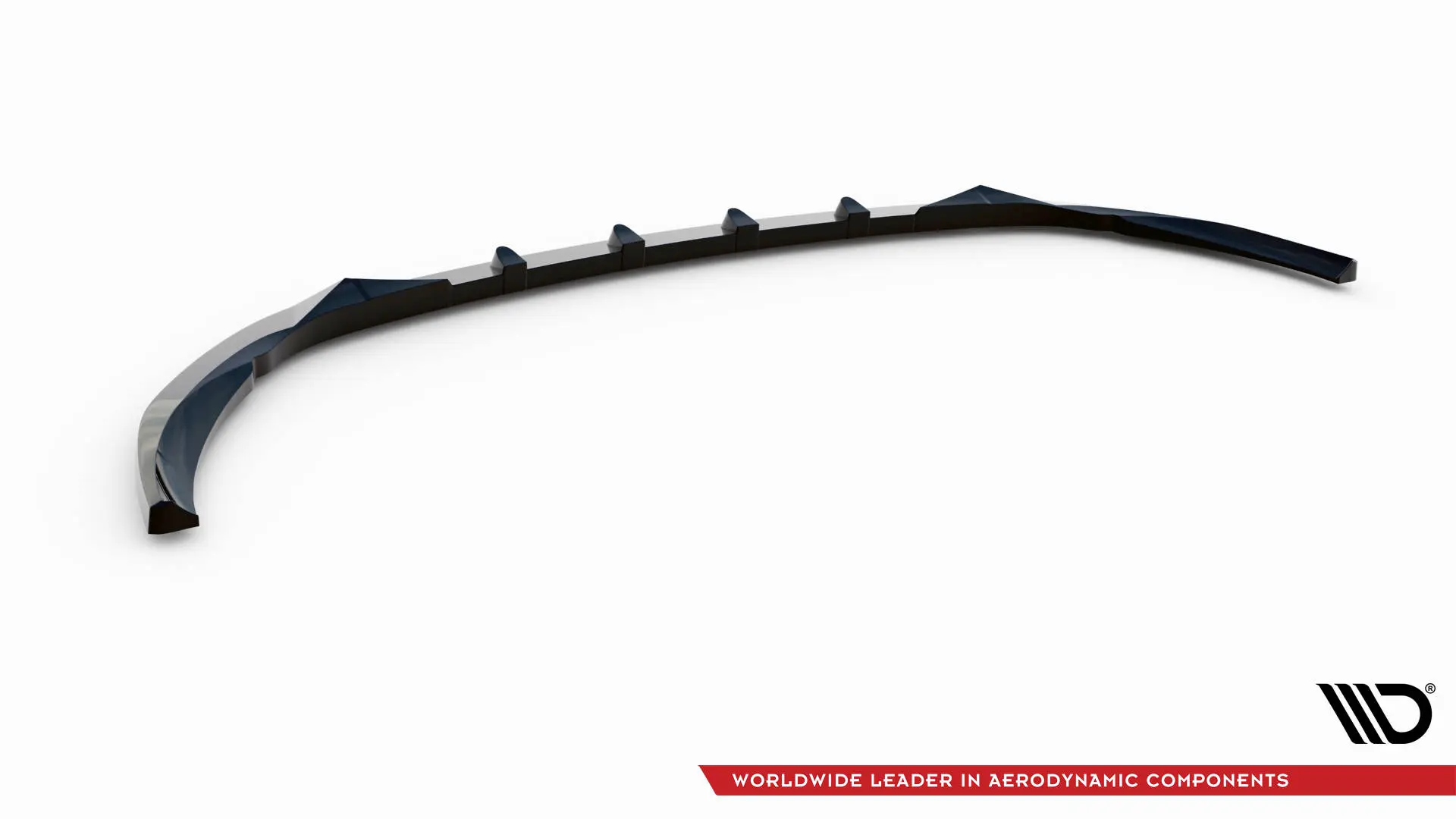 Frontspoiler Mercedes-Benz C AMG-Line / AMG C43 (W205 / C205) Facelift 2018-2021 |  V.2 Glossy Black Edition – bilde 6