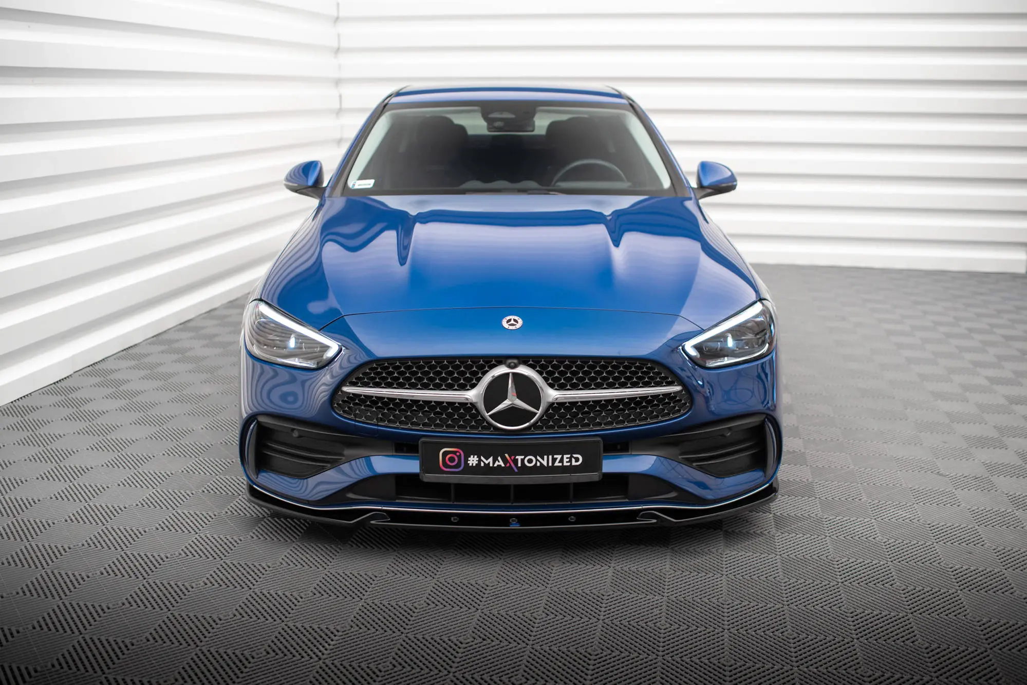 Frontspoiler Mercedes-Benz C AMG-Line ( W206 / S206) 2021-> | V.1 Glossy Black Edition