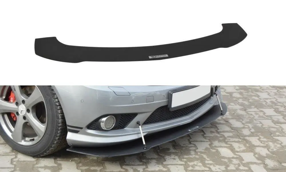 Frontspoiler Mercedes-Benz C (W204 / S204) AMG-Line 2007-2010 | Racing Black Edition – bilde 2