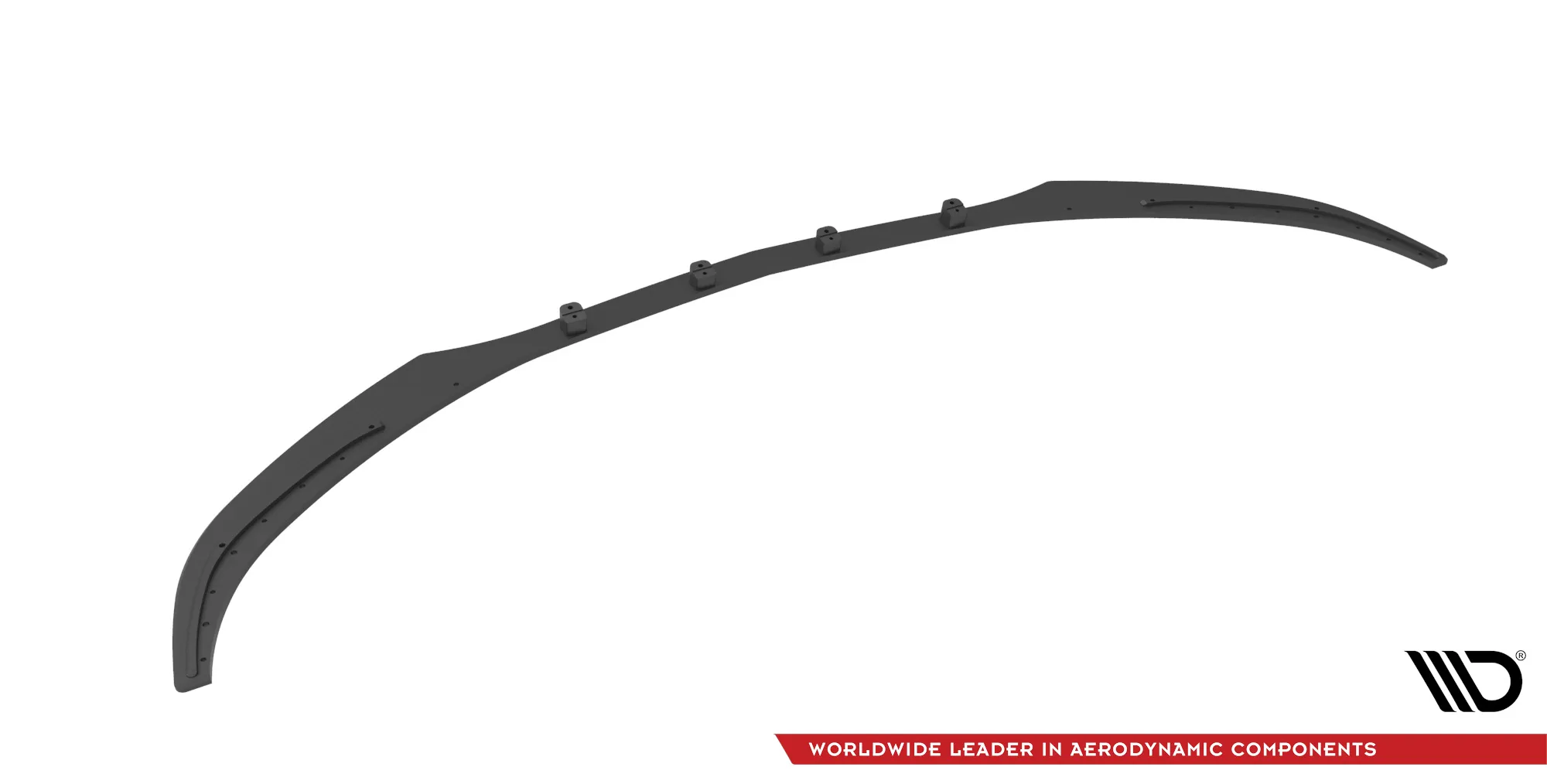 Frontspoiler Mercedes-Benz C63 AMG (W205 / S205) facelift 2018 - 2021 | Street Pro Black Edition – bilde 4
