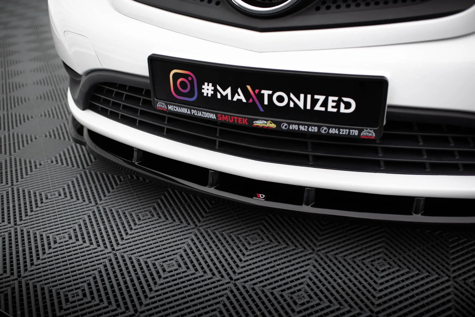 Frontspoiler Mercedes-Benz Citan I (W415) 2012 - 2021 | Glossy Black Edition