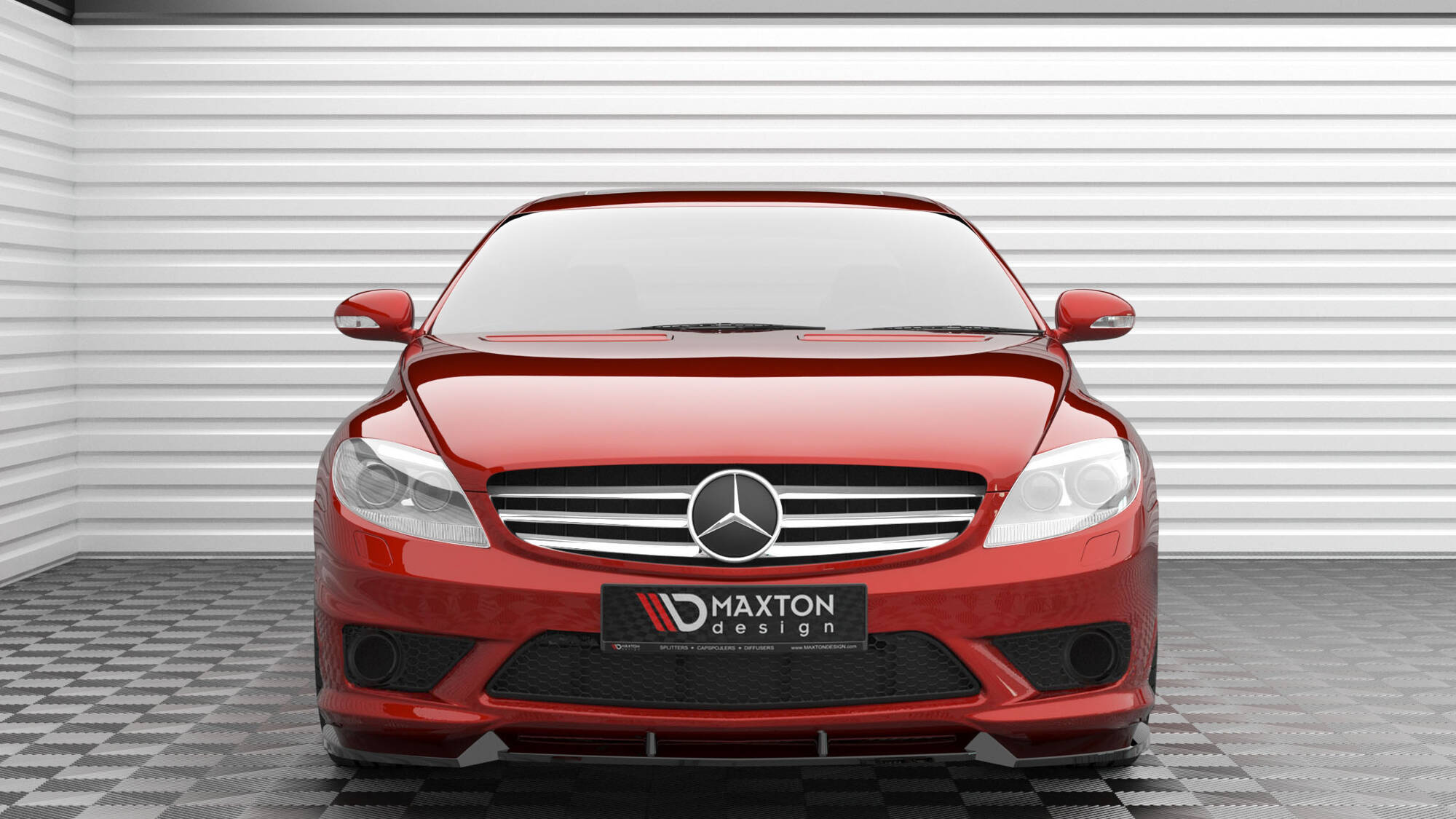 Frontspoiler Mercedes-Benz CL 63 AMG (C216) 2006 - 2010  | Sport Glossy Black Edition V1 – bilde 2