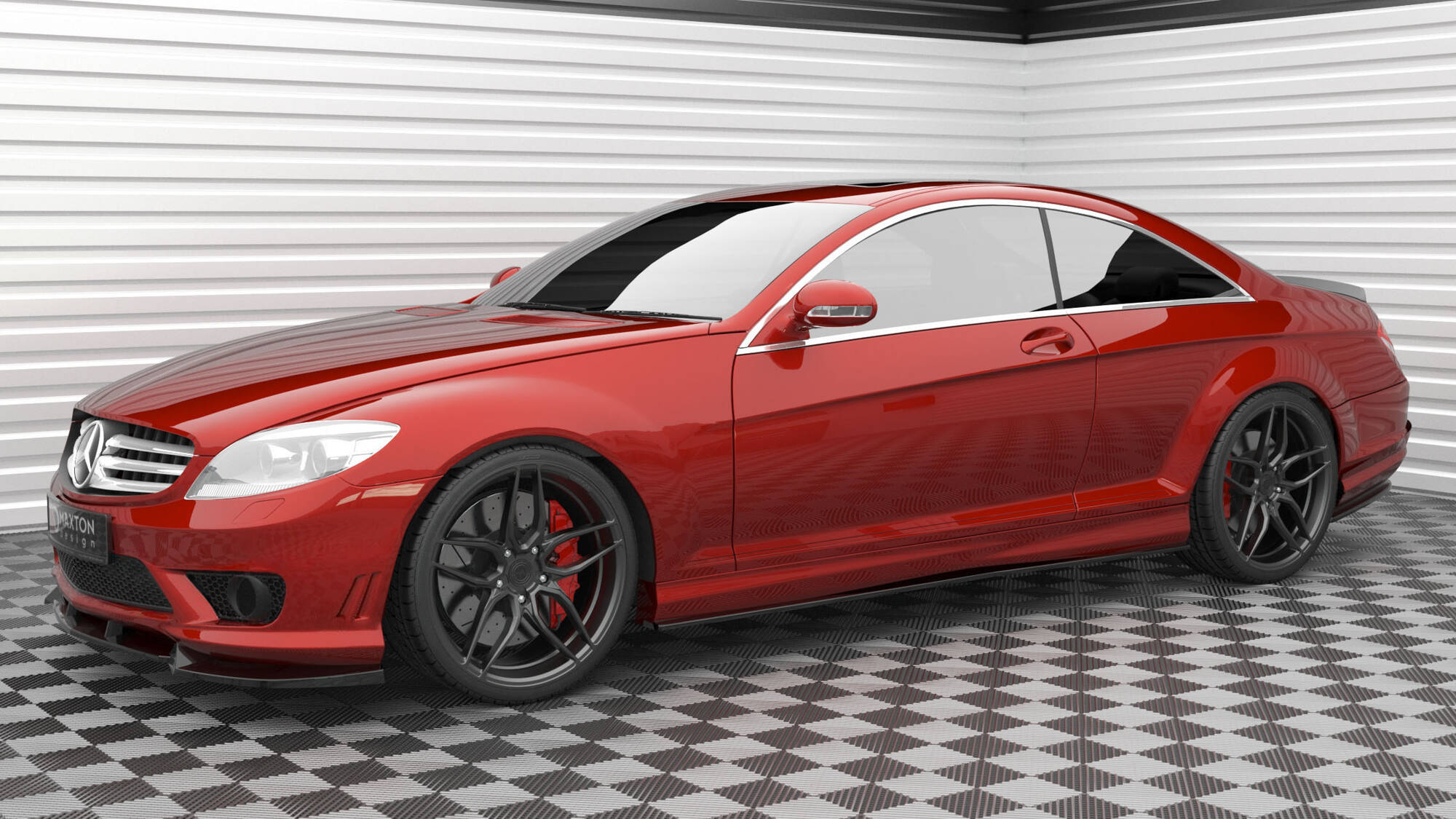 Frontspoiler Mercedes-Benz CL 63 AMG (C216) 2006 - 2010  | Sport Glossy Black Edition V1 – bilde 3