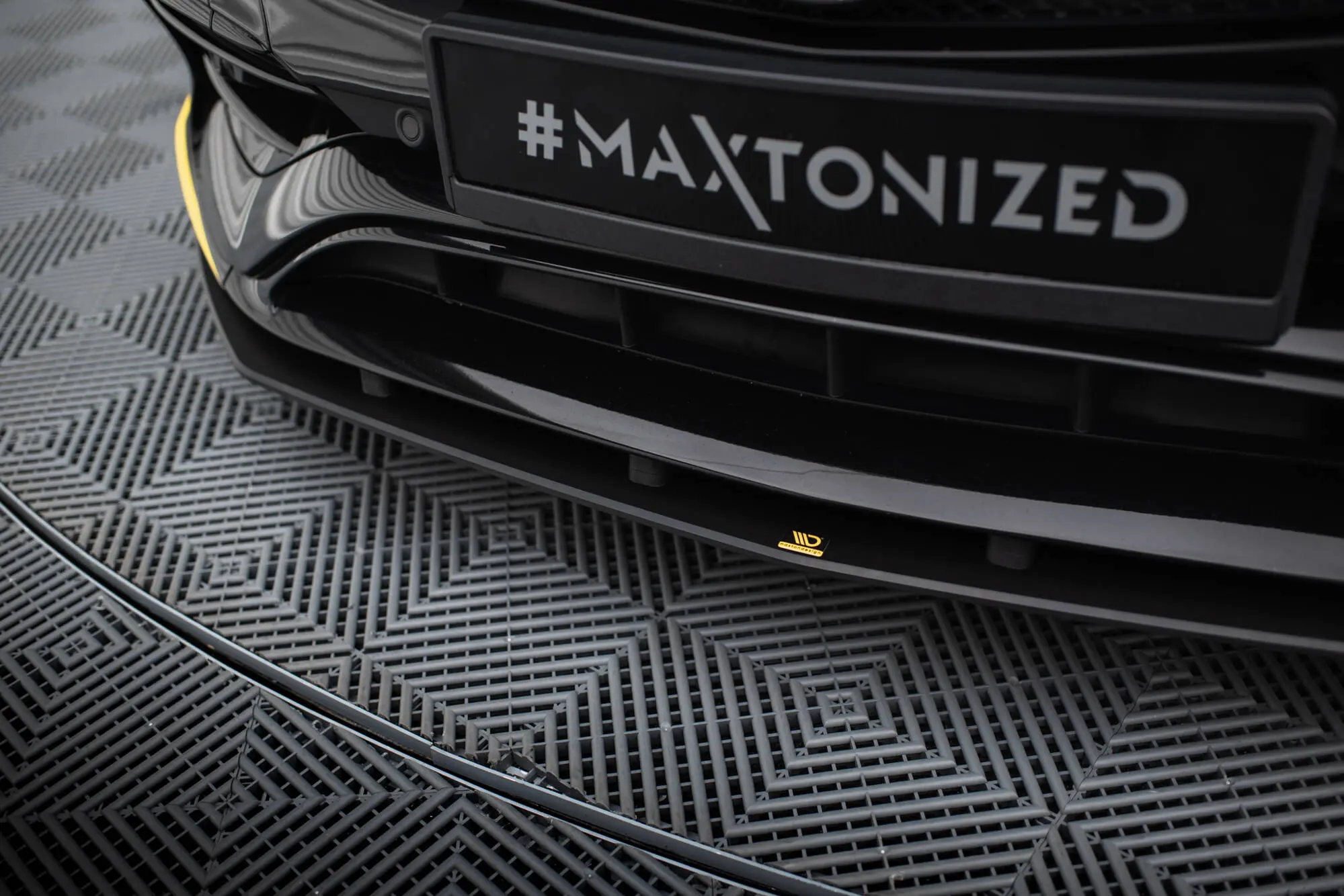 Frontspoiler Mercedes-Benz CLA 45 Aero AMG (C117) facelift 2017 - 2019 | Street Pro Black Edition – bilde 2