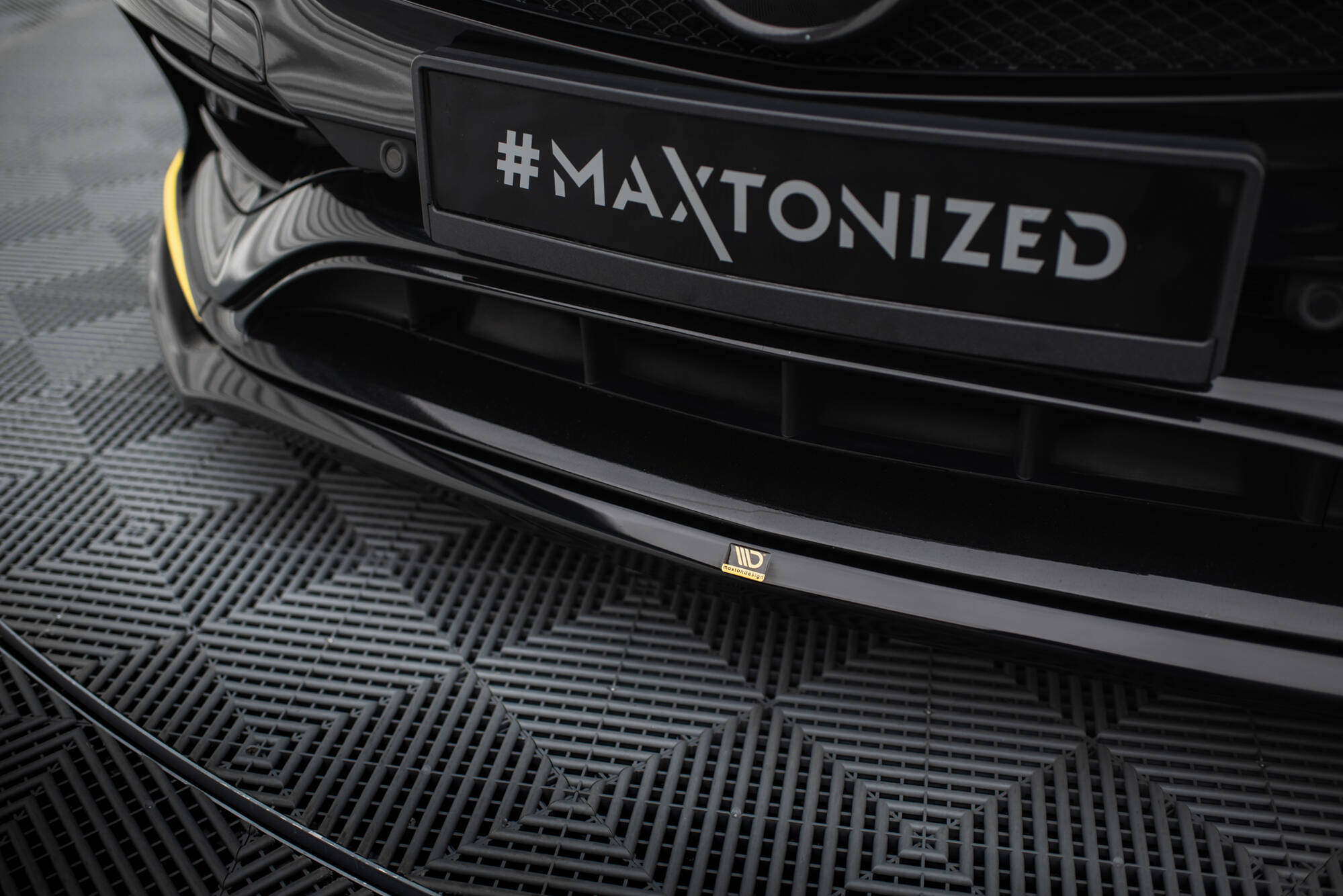 Frontspoiler Mercedes-Benz CLA 45 Aero AMG (C117) facelift 2017 - 2019 | V.3 Glossy Black Edition Image 2
