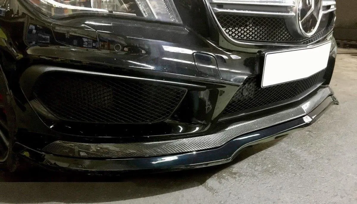 Frontspoiler Mercedes-Benz CLA 45 AMG (C117 / X117) 2013-2016 | V.1 Glossy Black Edition – bilde 3