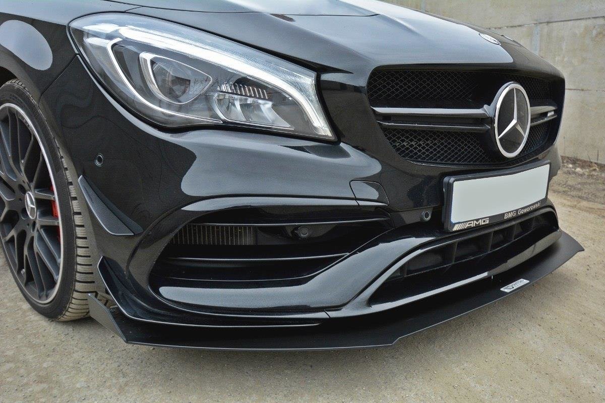 Frontspoiler Mercedes-Benz CLA A45 AMG (C117 / X117) Facelift 2017-2019 | V.1 Racing Black Edition