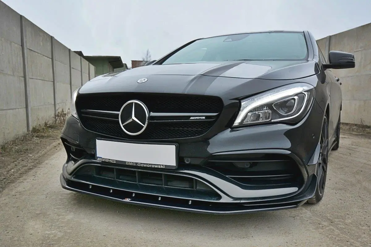 Frontspoiler Mercedes-Benz CLA A45 AMG (C117 / X117) Facelift 2017-2019 | V.1 Racing Black Edition