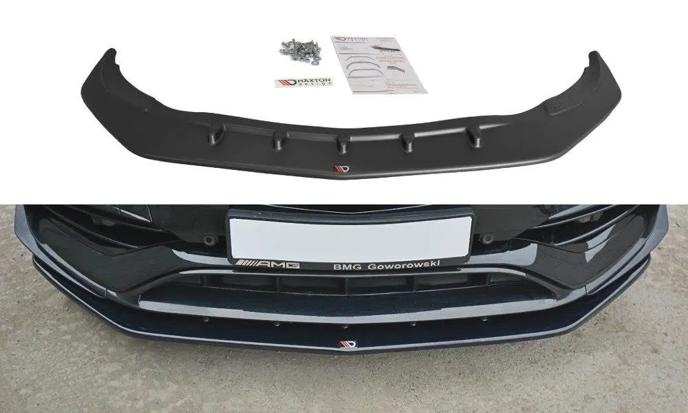 Frontspoiler Mercedes-Benz CLA A45 AMG (C117 / X117) Facelift 2017-2019 | V.1 Racing Black Edition – bilde 2