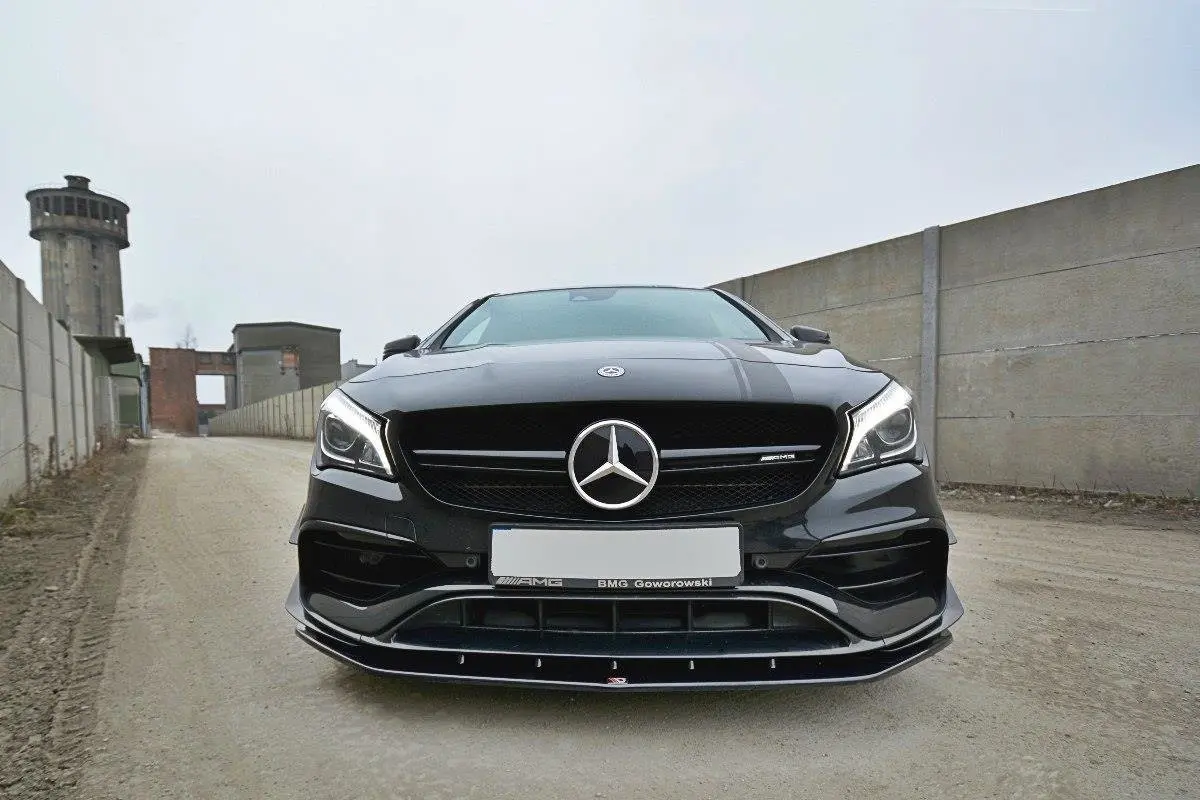 Frontspoiler Mercedes-Benz CLA A45 AMG (C117 / X117) Facelift 2017-2019 | V.1 Racing Black Edition – bilde 4