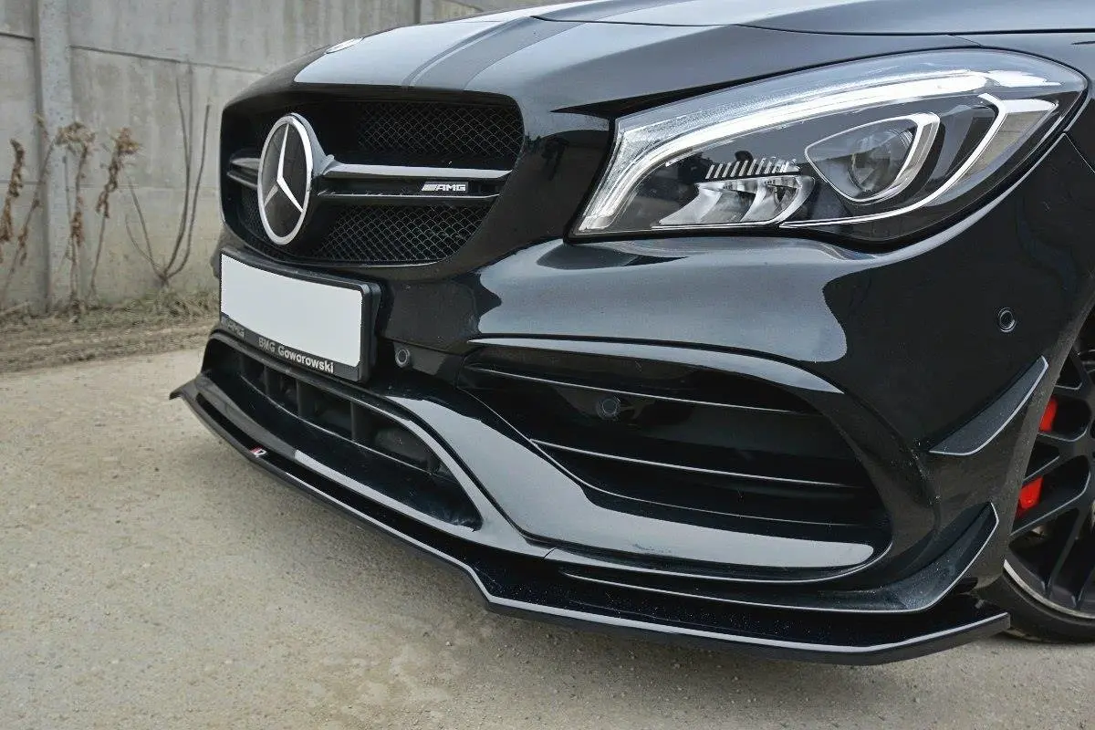 Frontspoiler Mercedes-Benz CLA A45 AMG (C117 / X117) Facelift 2017-2019 | V.2 Glossy Black Edition