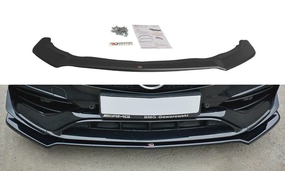 Frontspoiler Mercedes-Benz CLA A45 AMG (C117 / X117) Facelift 2017-2019 | V.2 Glossy Black Edition – bilde 2