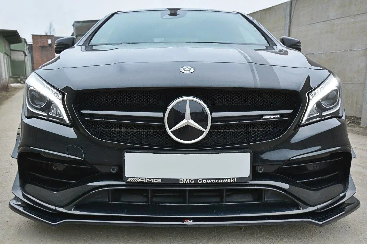Frontspoiler Mercedes-Benz CLA A45 AMG (C117 / X117) Facelift 2017-2019 | V.2 Glossy Black Edition – bilde 3