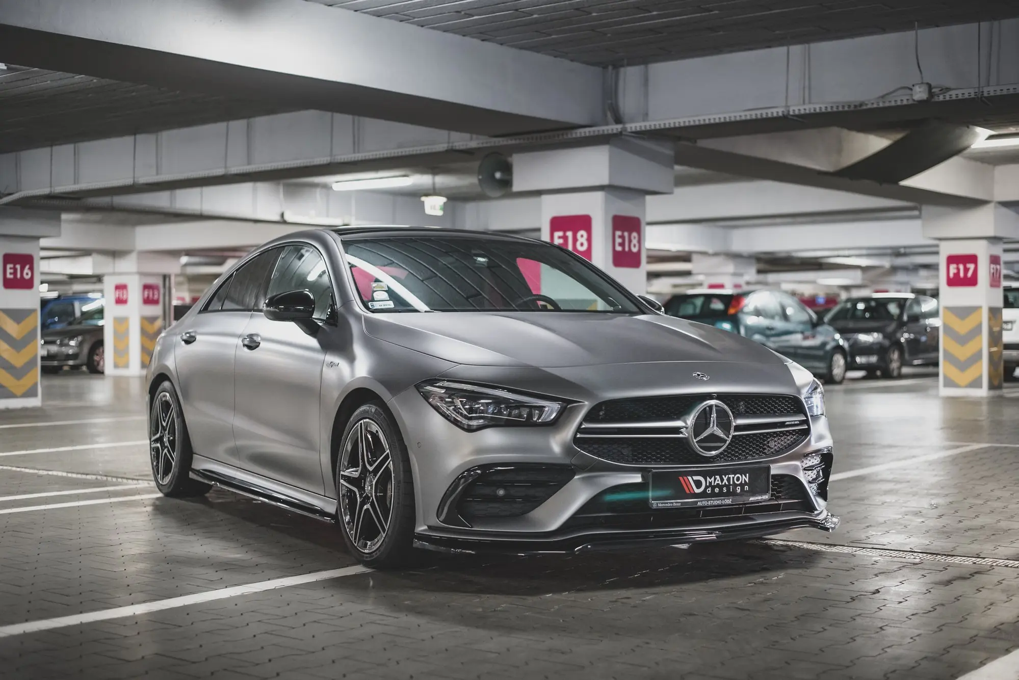 Frontspoiler Mercedes-Benz CLA AMG 35 Aero (C118 / X118) 2019-> | V.1 Glossy Black Edition – bilde 3