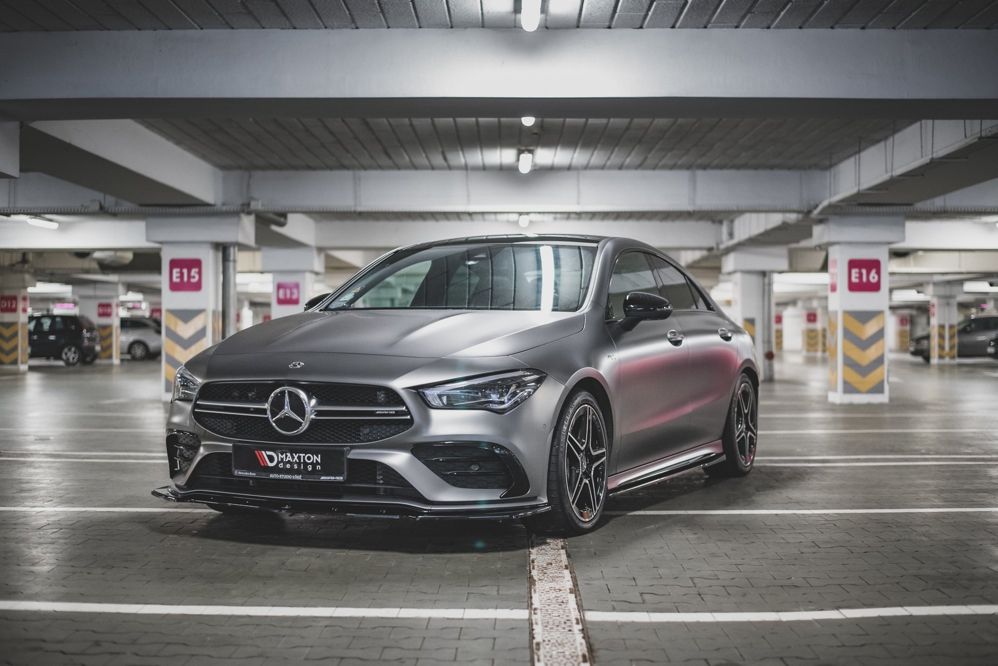 Frontspoiler Mercedes-Benz CLA AMG 35 Aero (C118 / X118) 2019-> | V.2 Glossy Black Edition – bilde 4