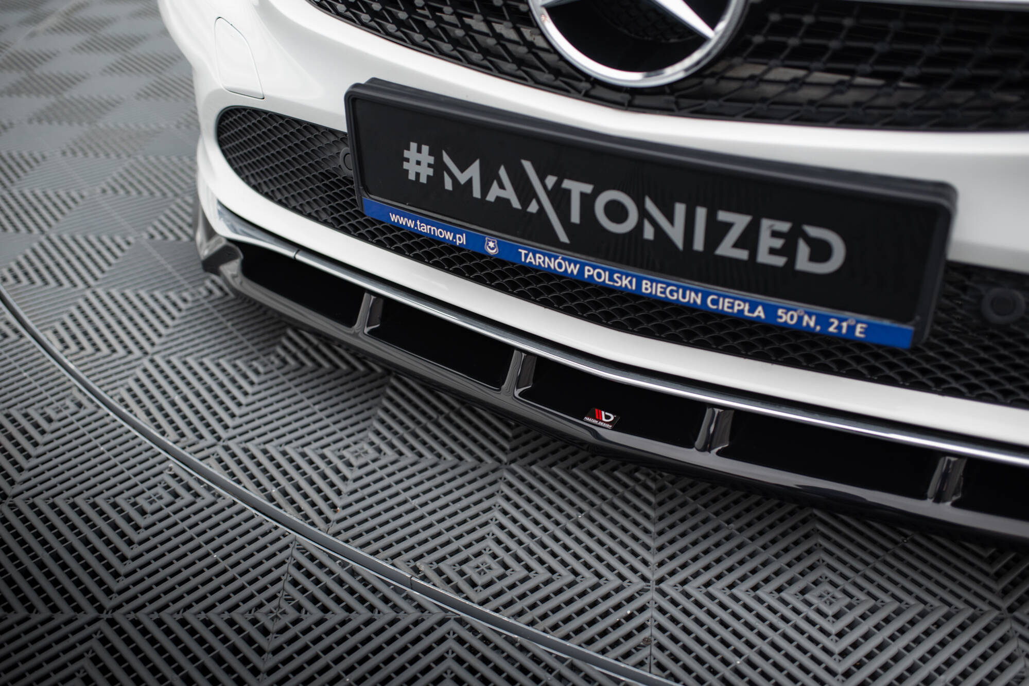 Frontspoiler Mercedes-Benz CLA (C117) Facelift 2017 - 2019  | Sport Glossy Black Edition – bilde 3