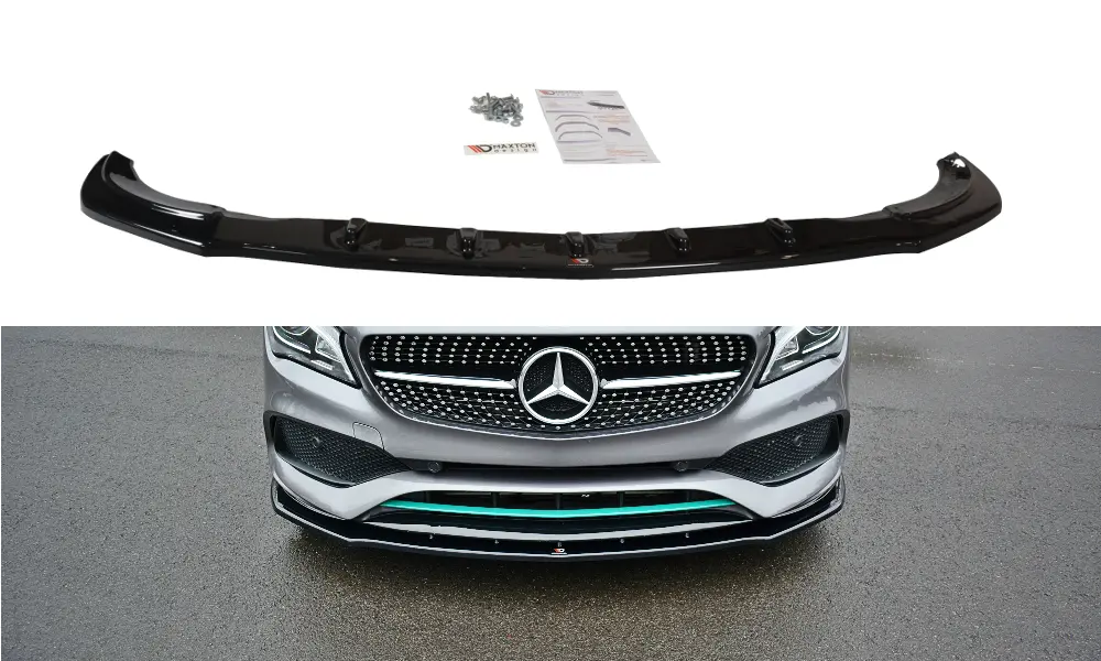 Frontspoiler Mercedes-Benz CLA (C117 / X117) AMG-Line Facelift 2017-2019 | V.1 Glossy Black Edition – bilde 3