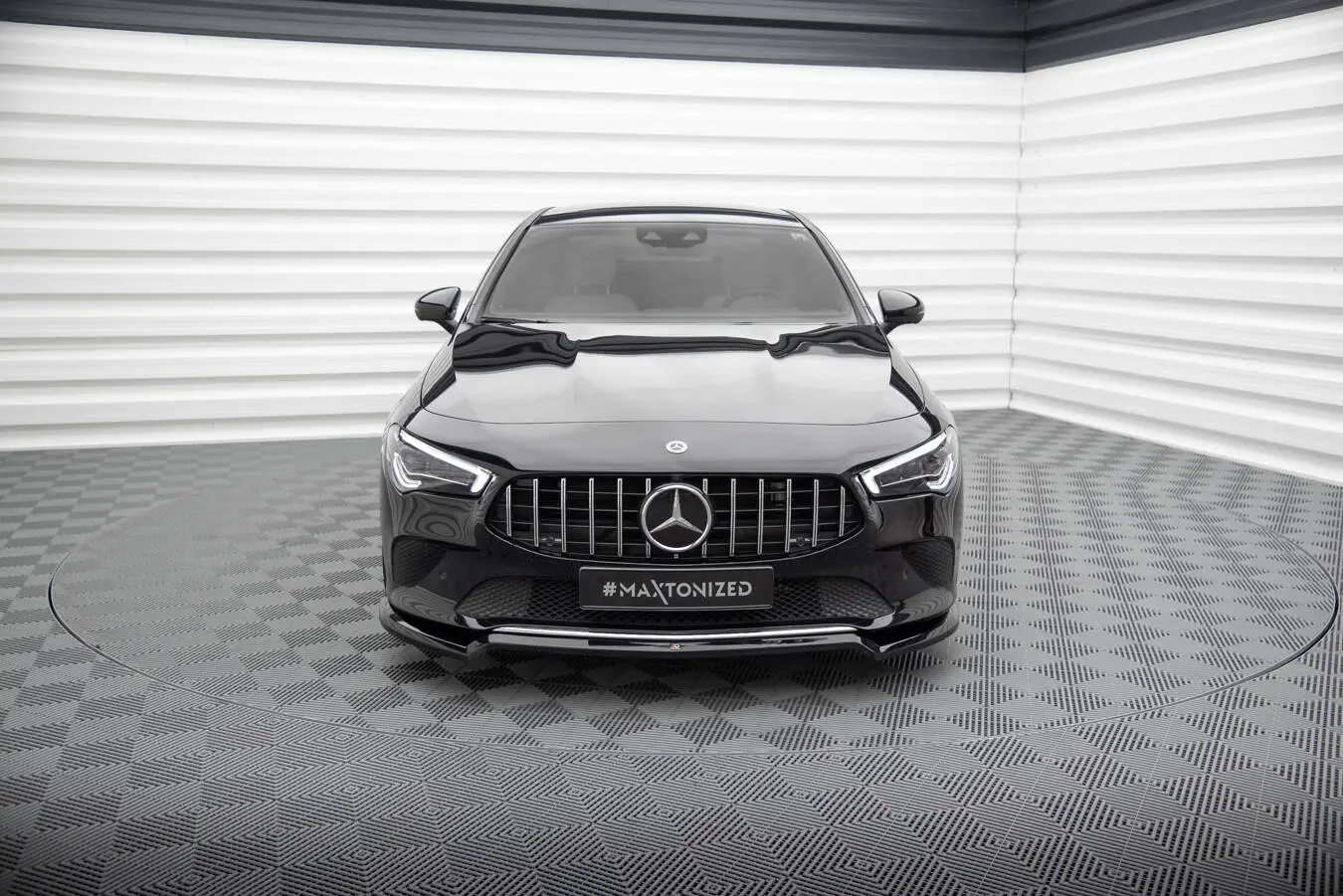 Frontspoiler Mercedes-Benz CLA (C118 / X118) 2019 - > | V.1 Glossy Black Edition – bilde 4