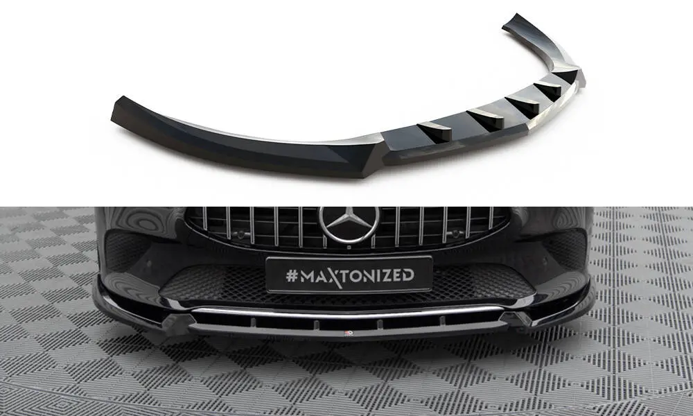 Frontspoiler Mercedes-Benz CLA (C118 / X118) 2019 - > | V.2 Glossy Black Edition – bilde 3
