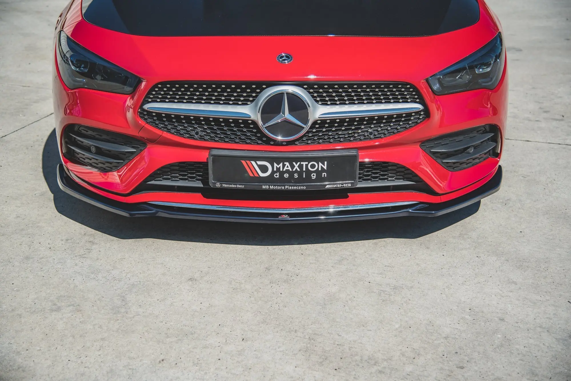 Frontspoiler Mercedes-Benz CLA (C118 / X118) AMG-Line / AMG A35 (C118 / X118) 2019-> | V.1 Glossy Black Edition