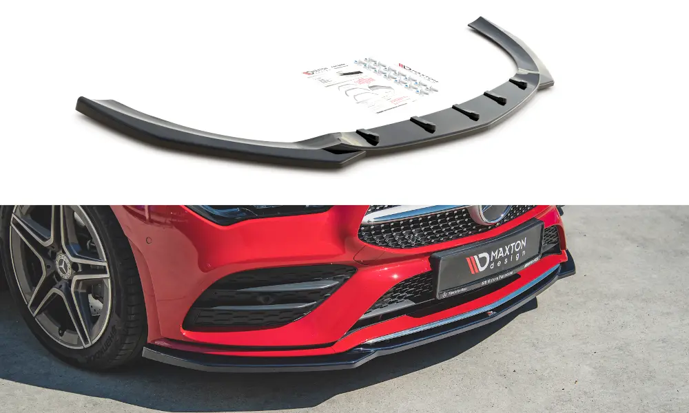 Frontspoiler Mercedes-Benz CLA (C118 / X118) AMG-Line / AMG A35 (C118 / X118) 2019-> | V.1 Glossy Black Edition – bilde 2