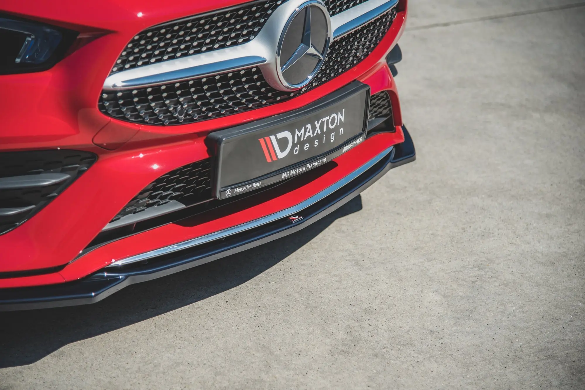 Frontspoiler Mercedes-Benz CLA (C118 / X118) AMG-Line / AMG A35 (C118 / X118) 2019-> | V.1 Glossy Black Edition – bilde 4